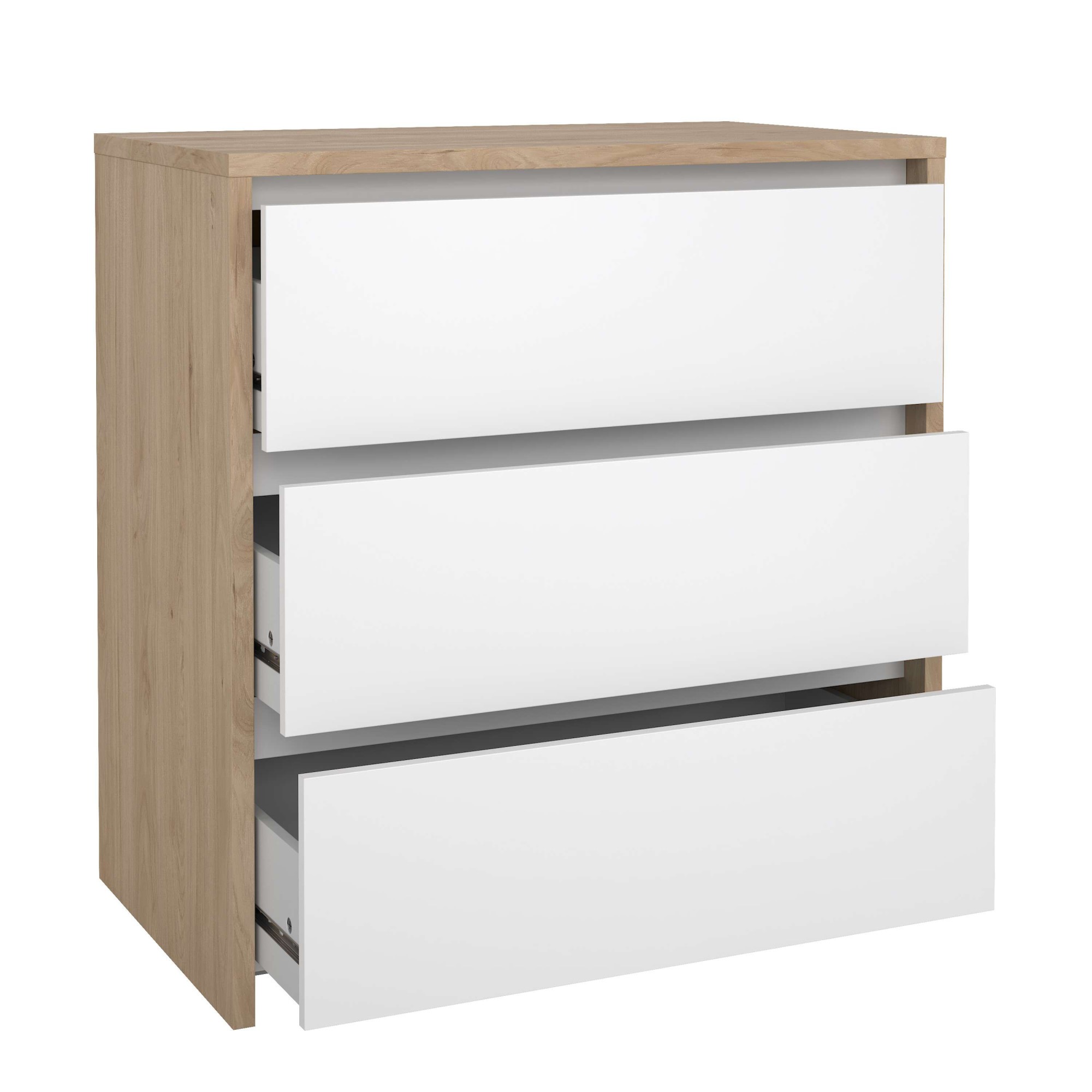 Home affaire Kommode »Next Sideboard mit 3 grifflosen Schubladen« 3 geräumige Schubladen für übersichtliche Aufbewahrung
