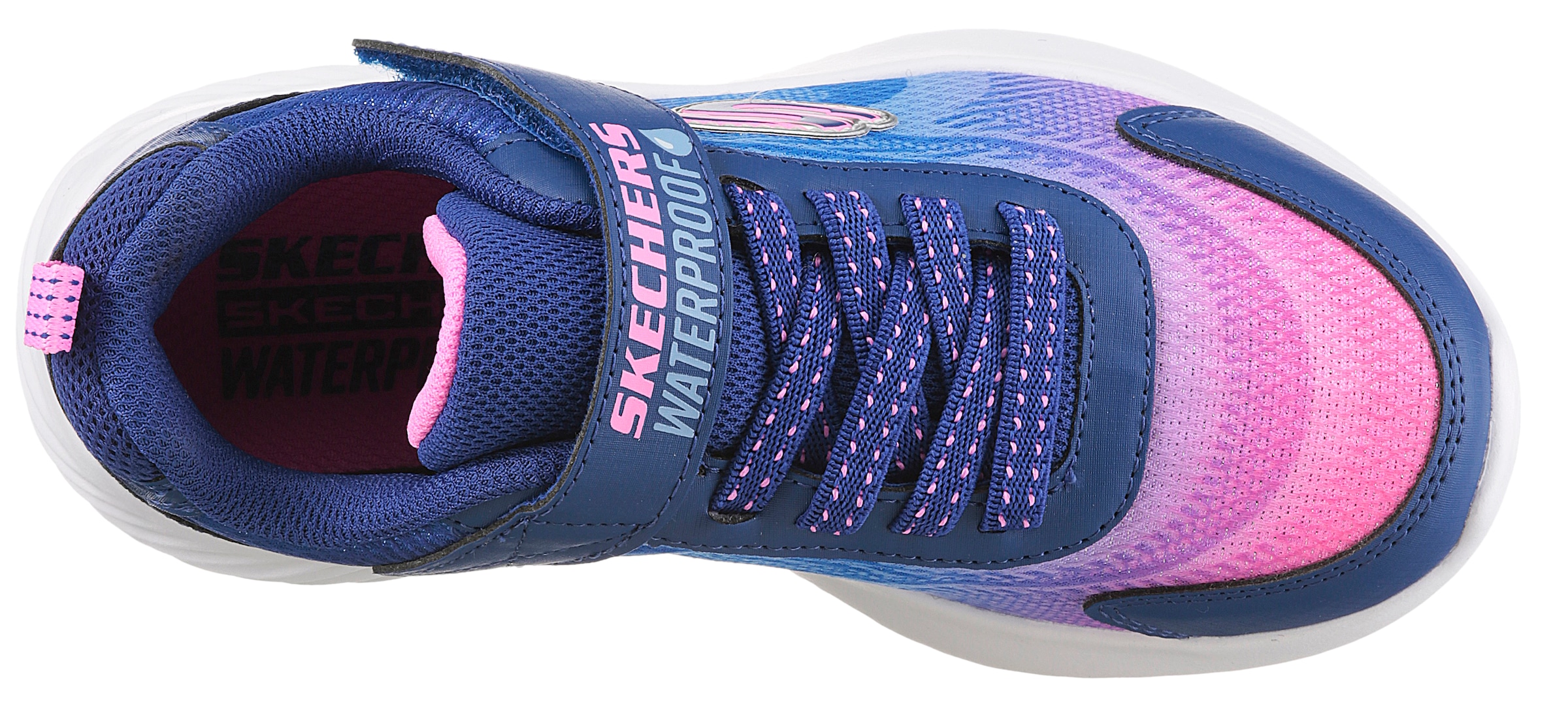 Skechers Sneaker »BOUNDER«, Freizeitschuh, wasserabweisend, Größenschablone zum Download