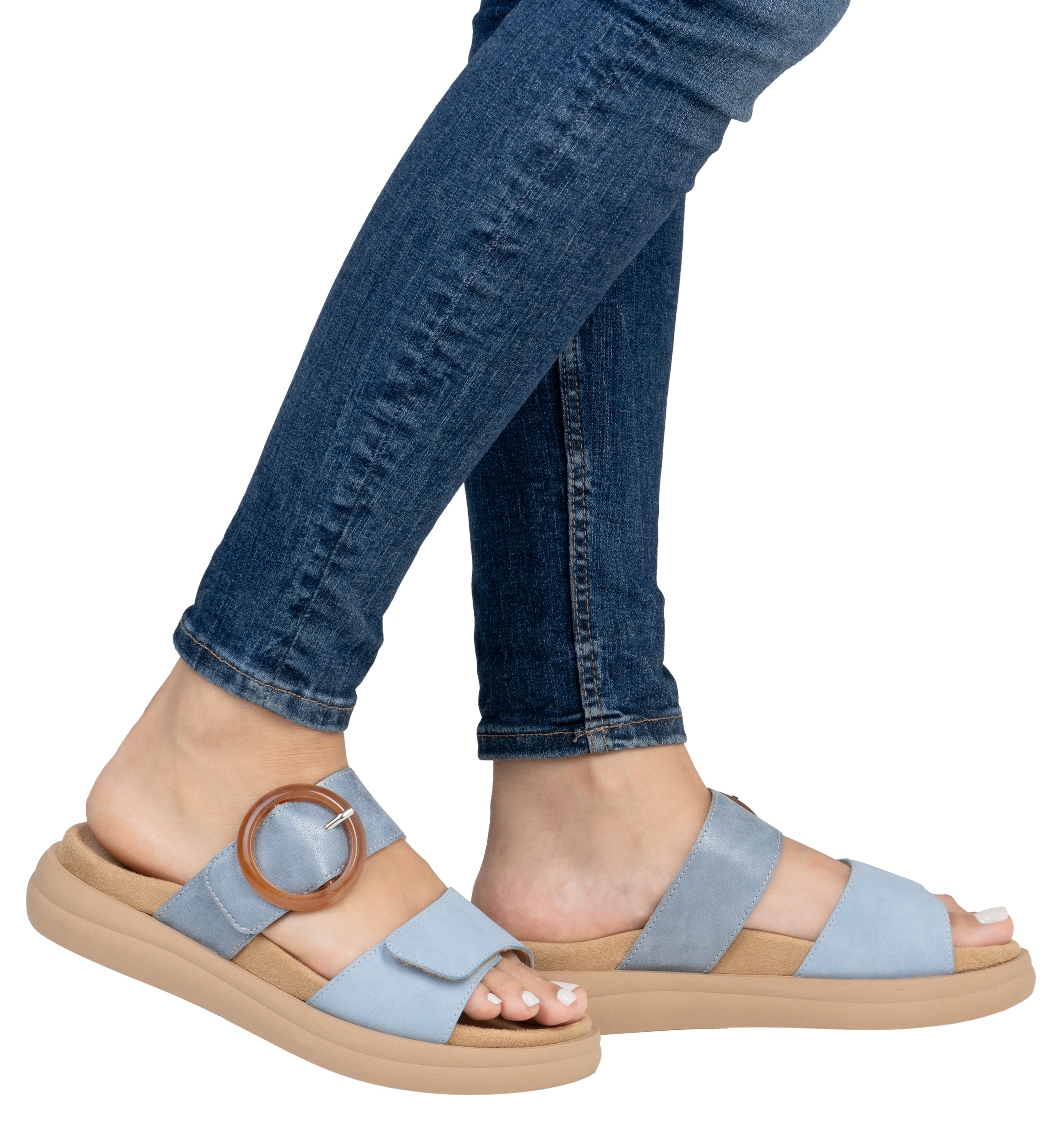 Remonte Pantolette, Sommerschuh, Schlupfschuh in veganer Verarbeitung