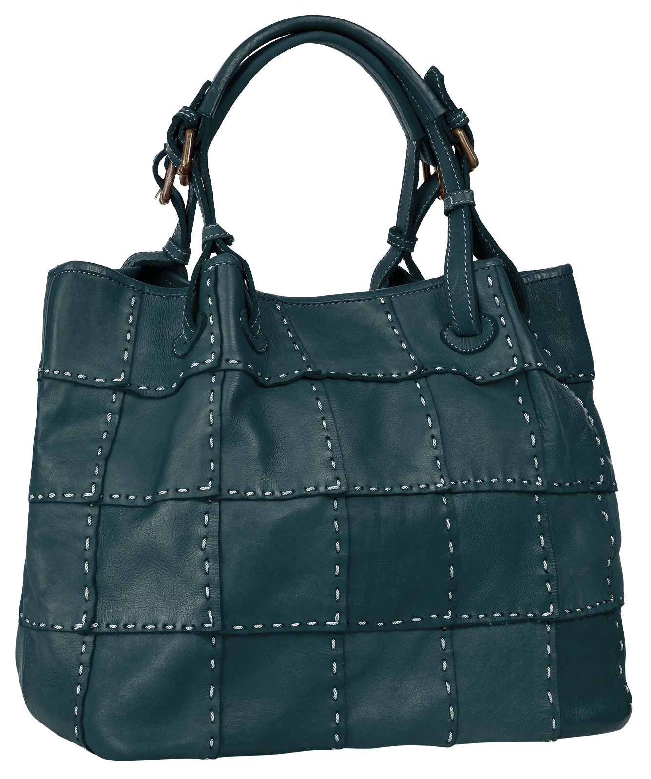Samantha Look Shopper echt Leder, Made in Italy