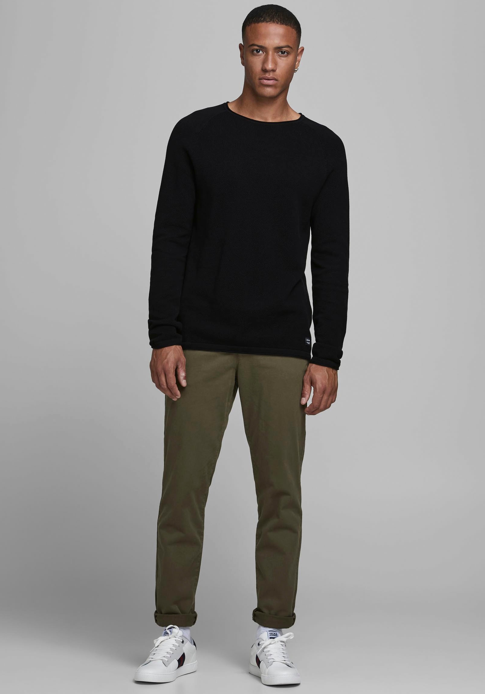 Jack & Jones Rundhalspullover »HILL KNIT«