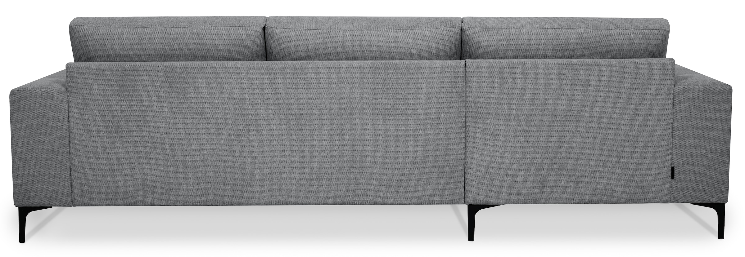 Places of Style Ecksofa »Xander, L-Form,«, Breite 280 cm, Soft-Touch Chenille, schwarze Metallfüße
