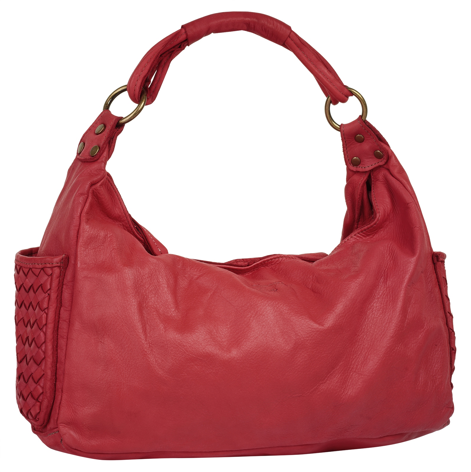 Samantha Look Henkeltasche, echt Leder, Made in Italy