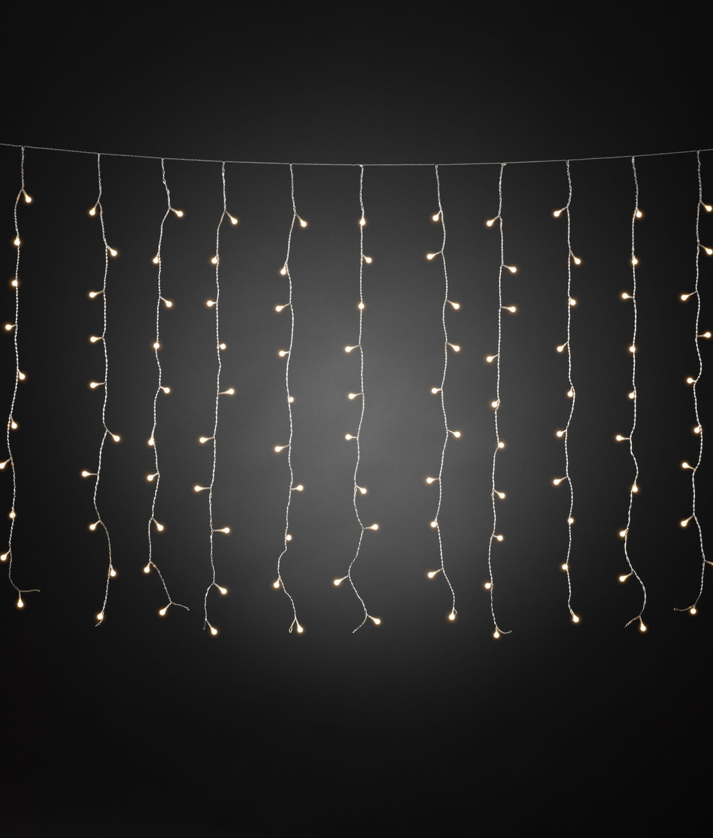 KONSTSMIDE LED-Lichtervorhang »Weihnachtsdeko aussen«, bestellen 400 weiße mit warm LED Raten Globes, 400 St.-flammig, Lichtervorhang, Dioden weißen auf