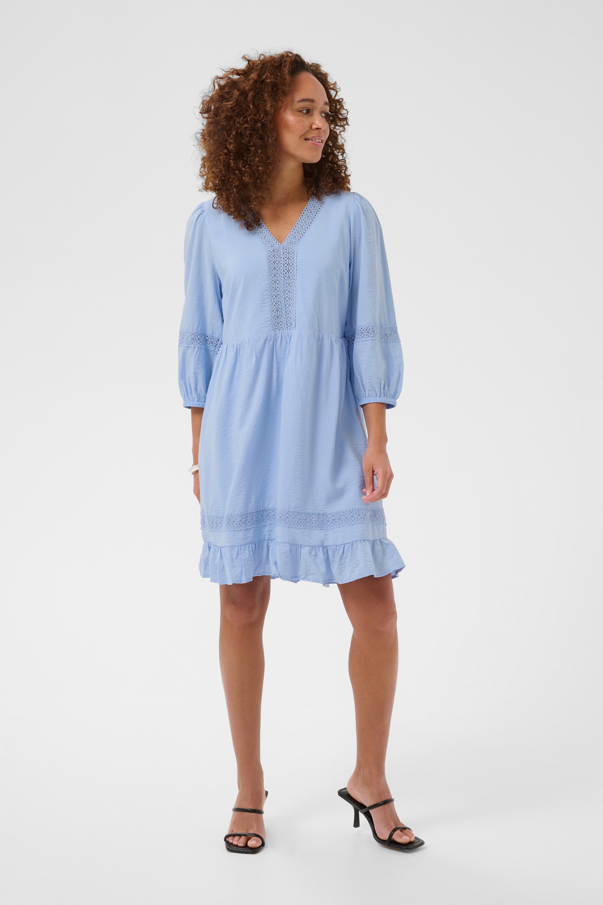 KAFFE Midikleid »Damen Kleid KAcarrie«