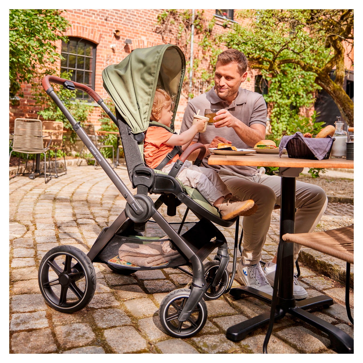 Hauck Kombi-Kinderwagen »Comfort N Care«, 22 kg, Belastbarkeit bis 22 kg