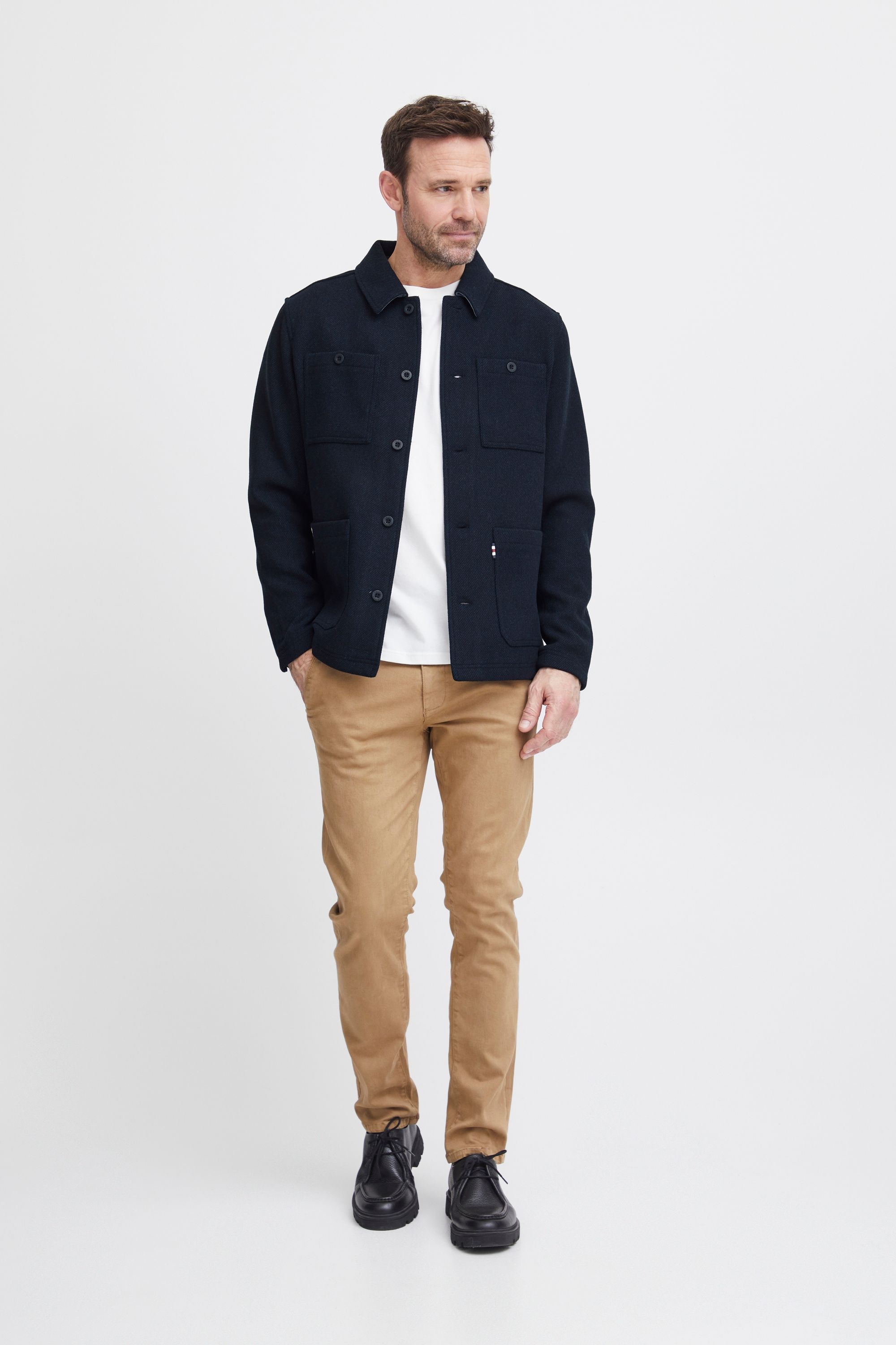 FQ1924 Hemdjacke »Hemdjacke FQOLIVER two tone overshirt«