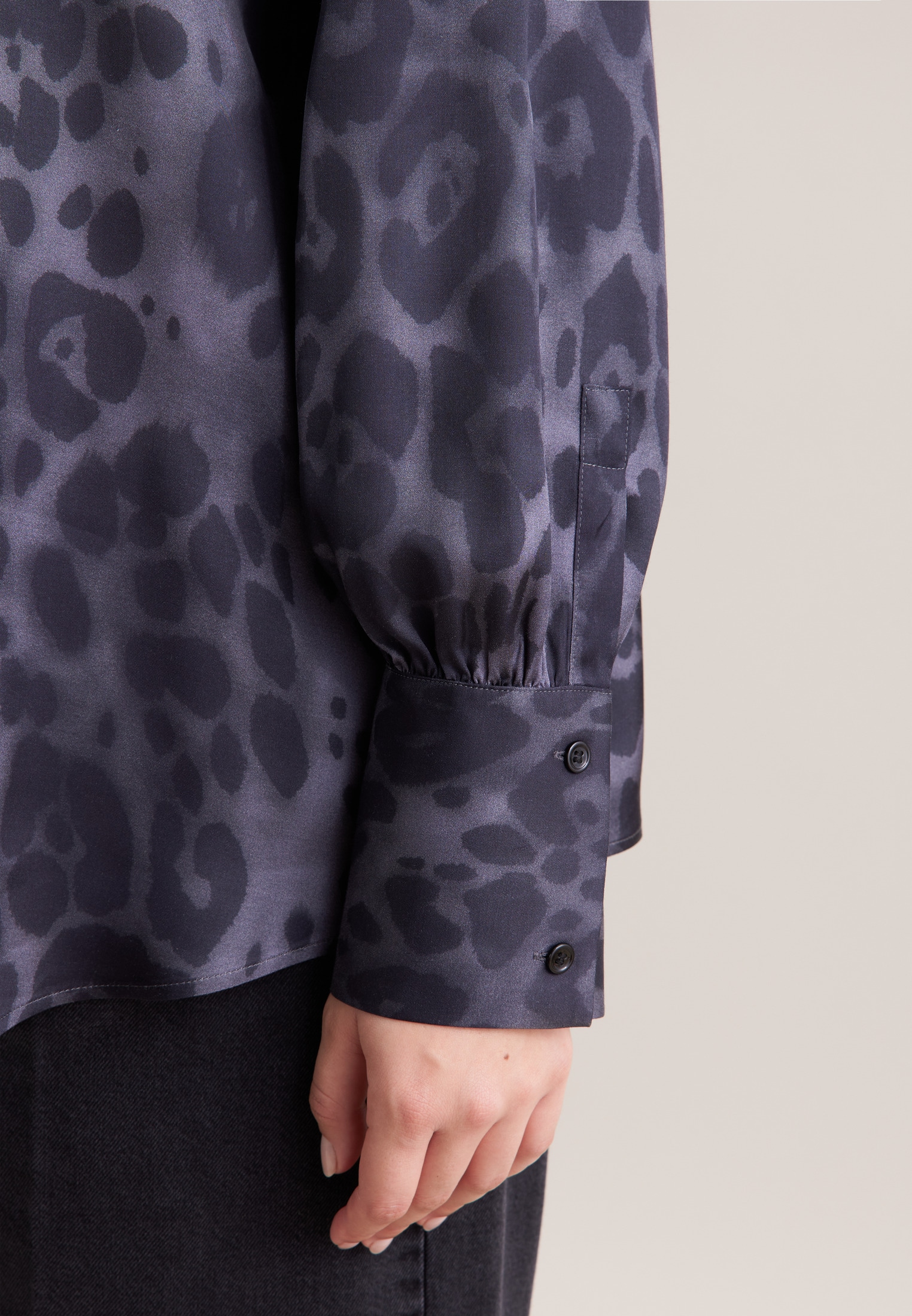 seidensticker Klassische Bluse »Schwarze Rose« 1/1 Druck