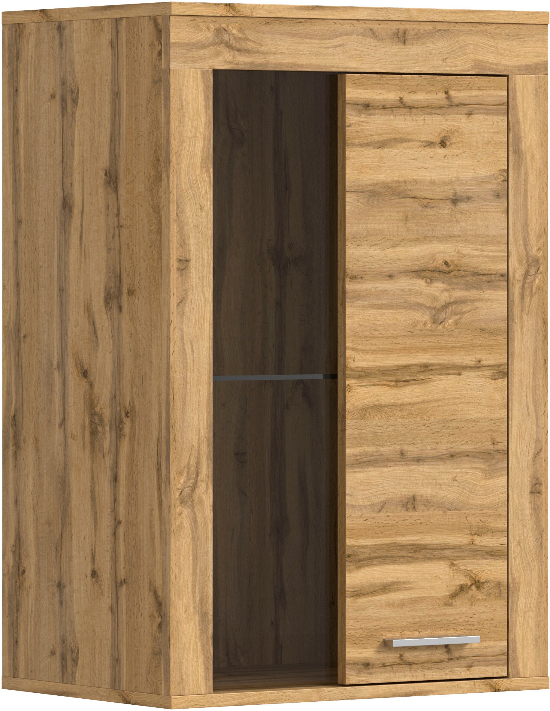 INOSIGN Vitrine »Aosta, Breite 60 cm, stehend oder hängend, in verschiedenen Farben«, Türanschlag wechselbar, 1 Glaseinlegeboden, Hängeeitrine, Standvitrine