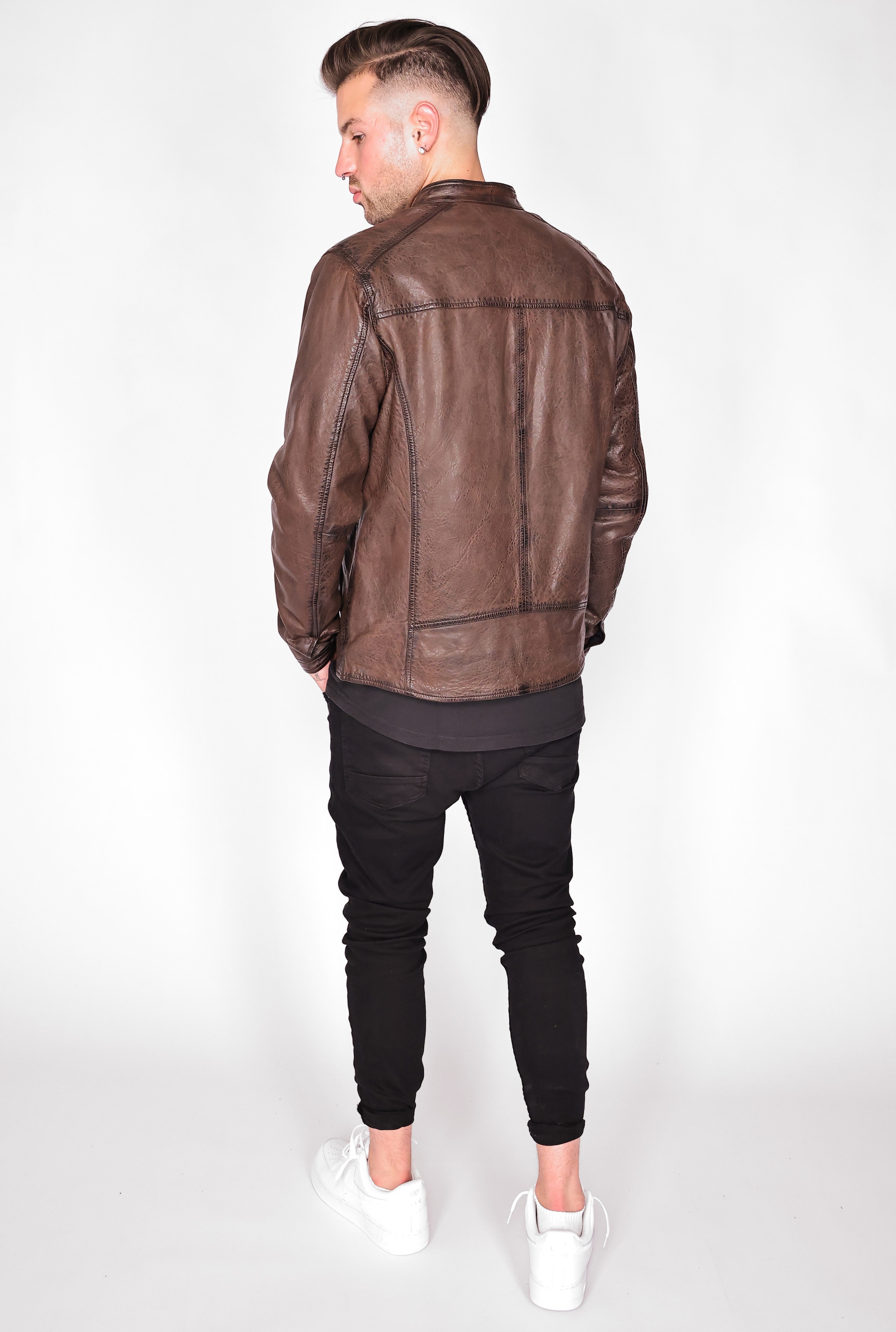 MUSTANG Bikerjacke »Lederjacke 31020238«