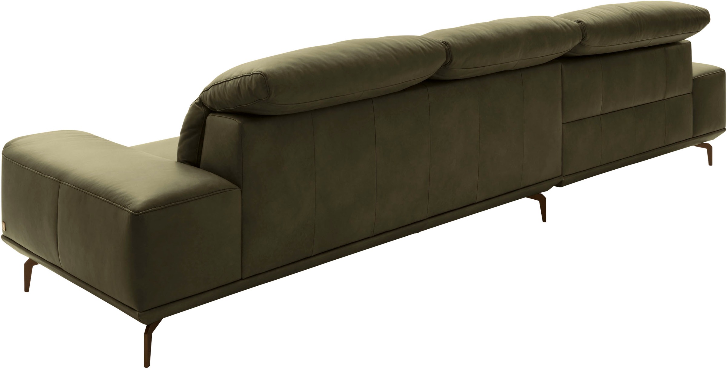 Musterring Wohnlandschaft »MR 2490«, Bronze-Fuß Sitzhöhe 46cm, wahlweise mit Funktionen, Maße 342 x 207 cm