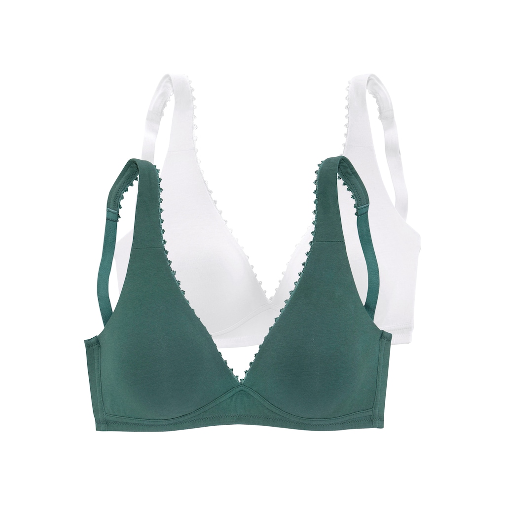 petite fleur Bralette-BH, (Packung, 2 Stück)