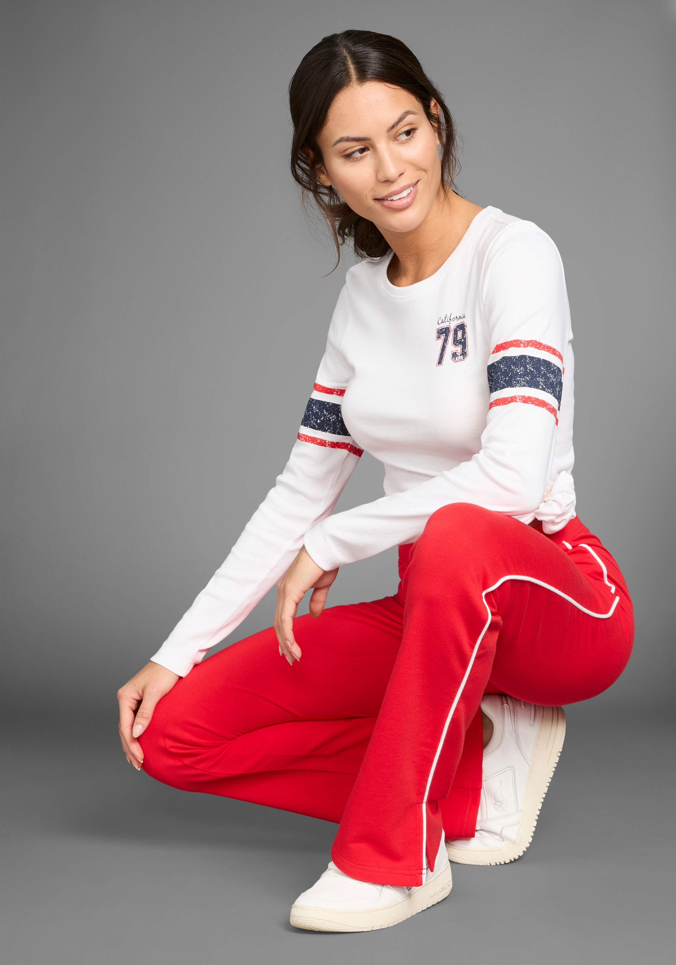 KangaROOS Jazzpants, mit kontrastfarbenem Piping - NEUE KOLLEKTION