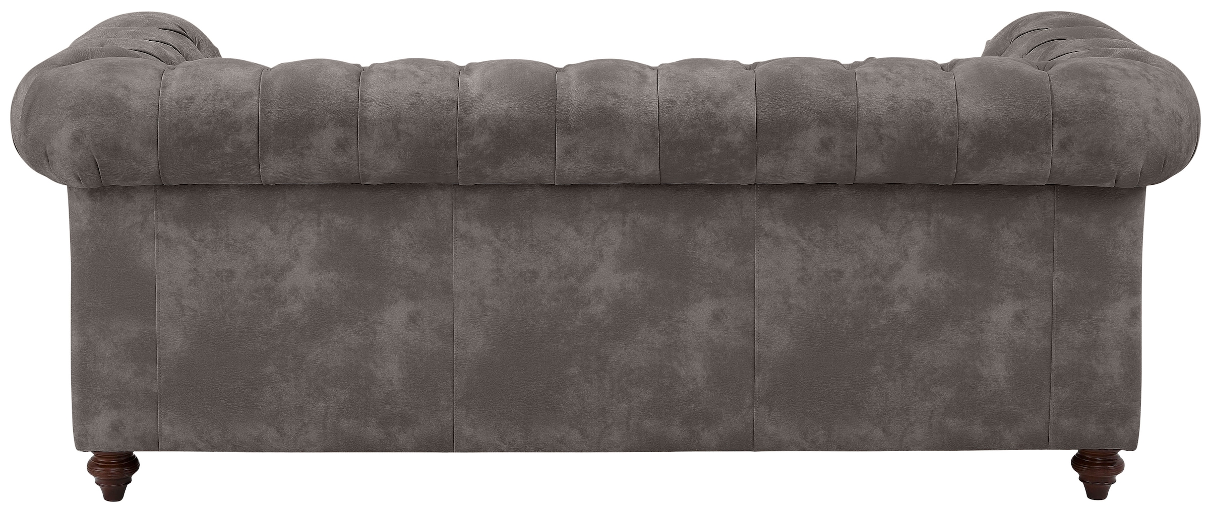 Home affaire Chesterfield-Sofa »Chesterfield 3-Sitzer B/T/H: 198/89/74 cm«, mit hochwertiger Knopfheftung, auch in Leder