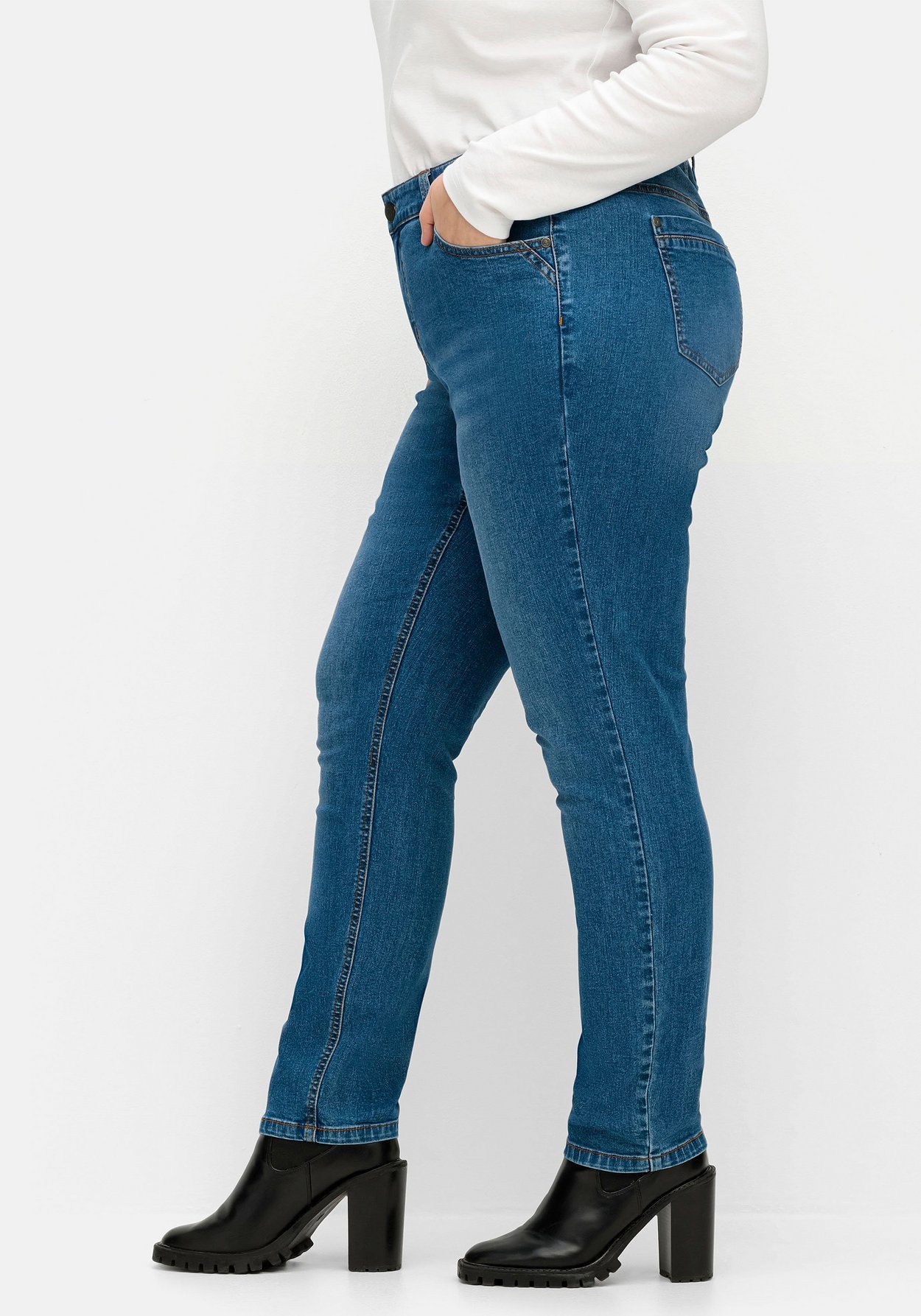 Sheego Stretch-Jeans »Jeans im komfortablen Curvy-Schnitt VERENA«