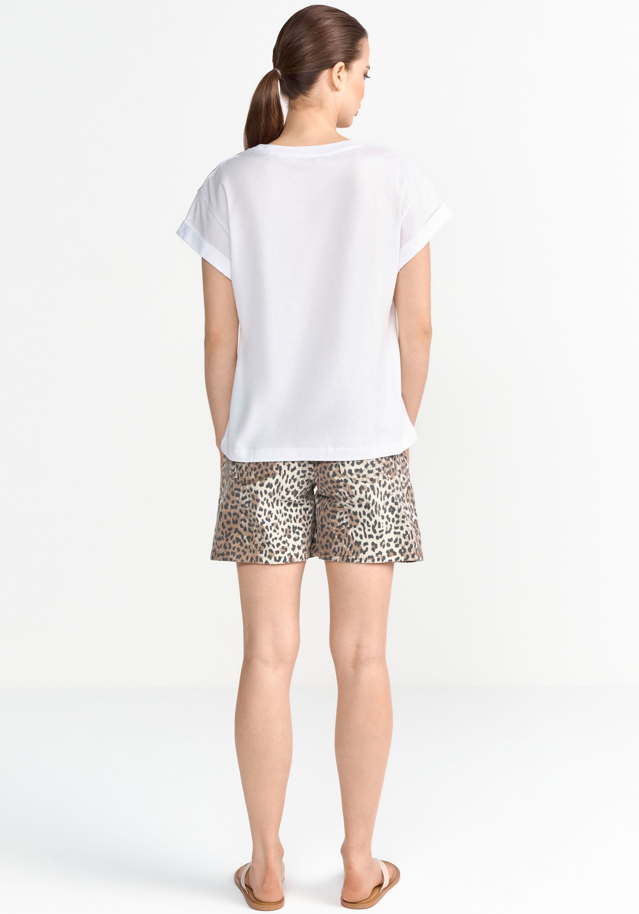 RICHROYAL T-Shirt, mit modischem Schriftzug