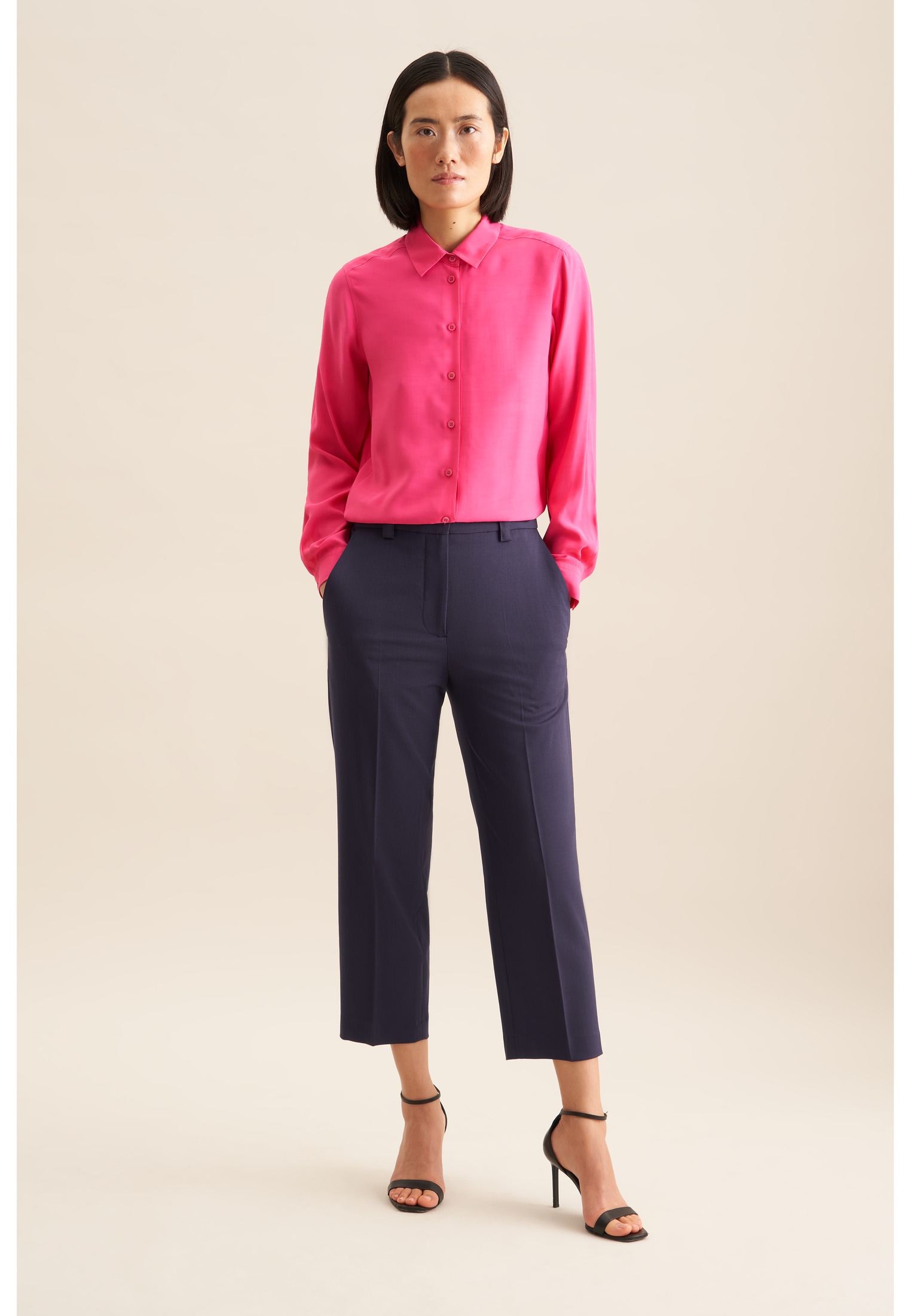 seidensticker Hemdbluse, 1/1 Uni