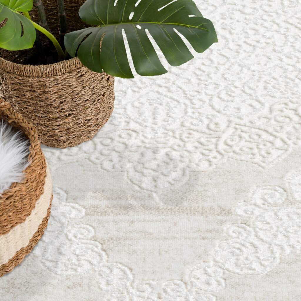 Carpet City Teppich »ANTIK209«, rechteckig, 10 mm Höhe, Kurzflor, 3D-Optik, Klassisch-Modern für Wohnzimmer, Schlafzimmer