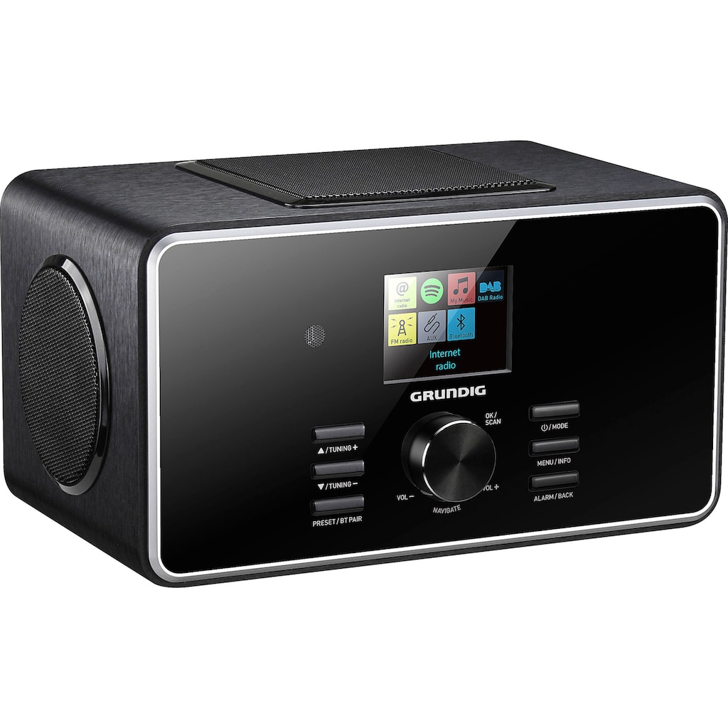 Grundig Digitalradio (DAB+) »DTR 6000 X«, (Bluetooth-WLAN Digitalradio (DAB+)-FM-Tuner mit RDS-Internetradio 28 W)