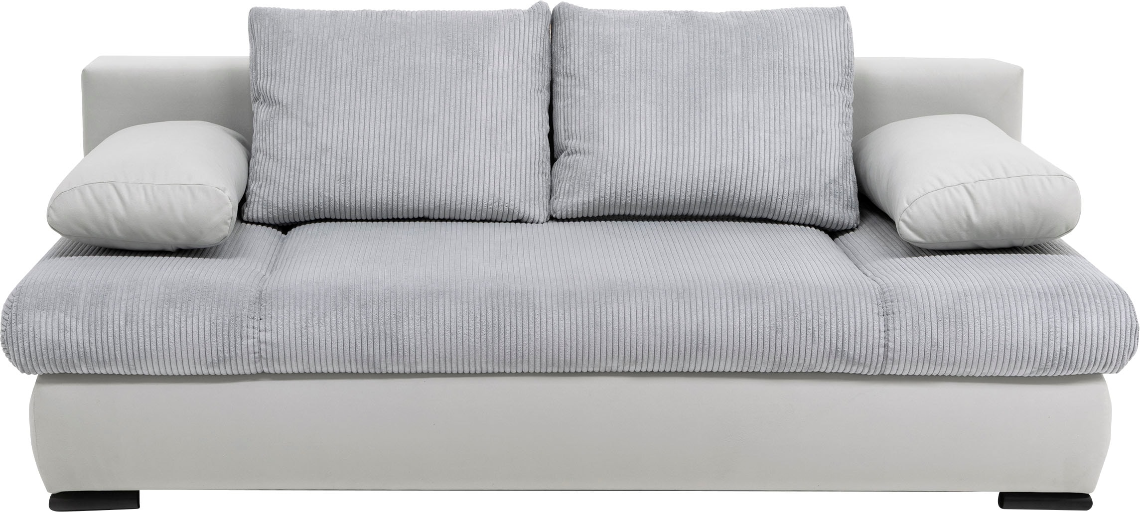 COLLECTION AB Schlafsofa »Chicago«, mit Bettfunktion und Bettkasten, im Cord-Samt Mix