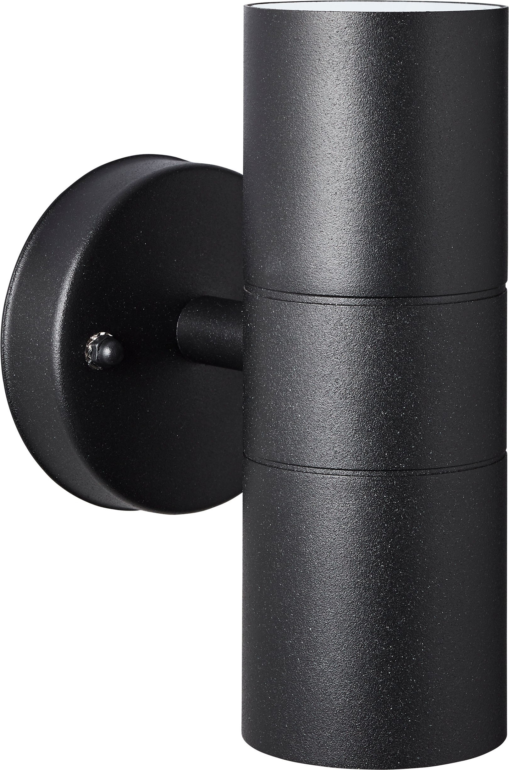 Brilliant Wandleuchte »Jandy« GU10 1 Stk. Außenwandlampe, 2x GU10, beidseitiger Lichtauslass Metall/Glas schwarz