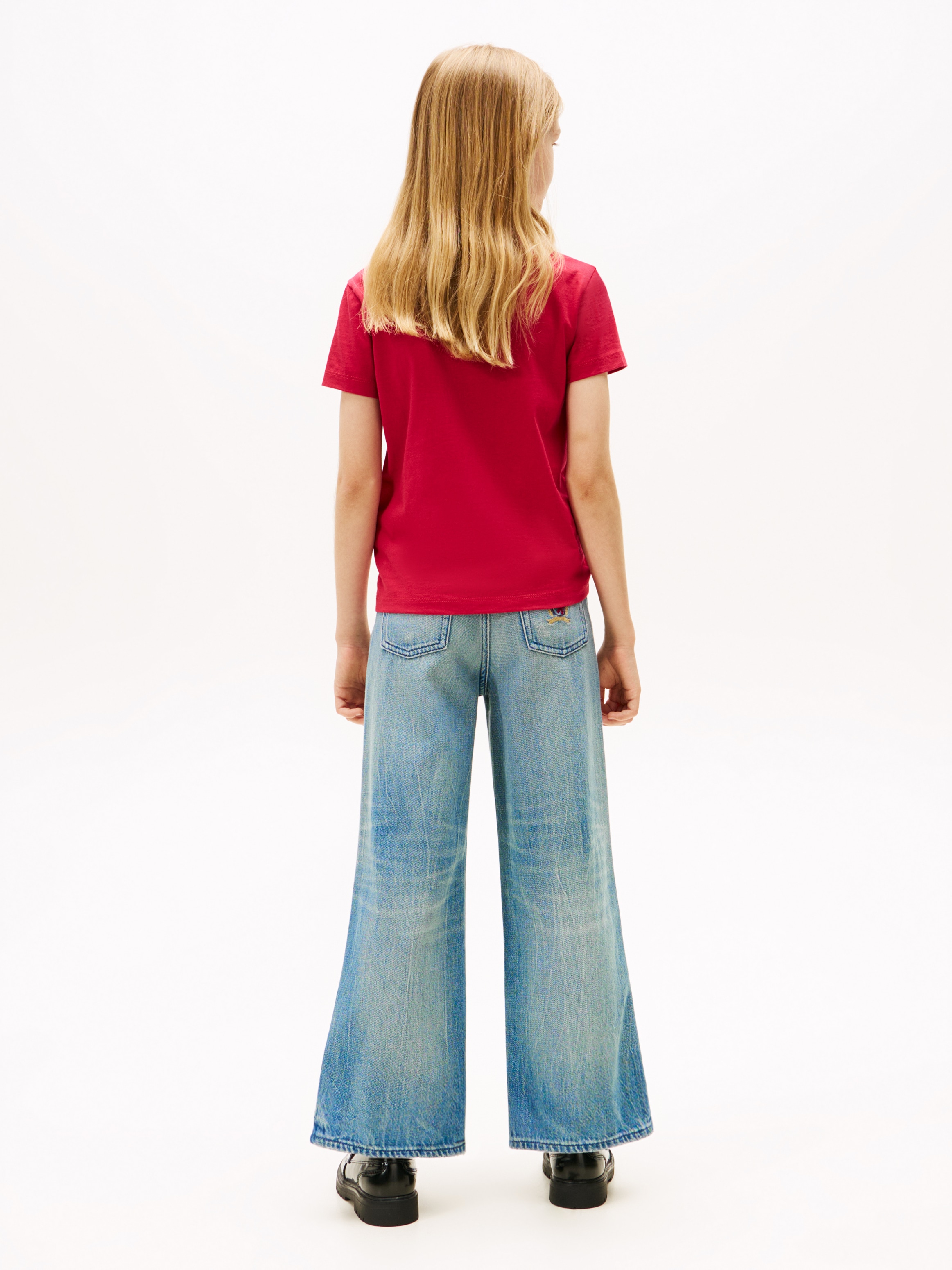 Tommy Hilfiger T-Shirt »RHINE STONE FLAG TEE S/S« Kinder bis 16 Jahre