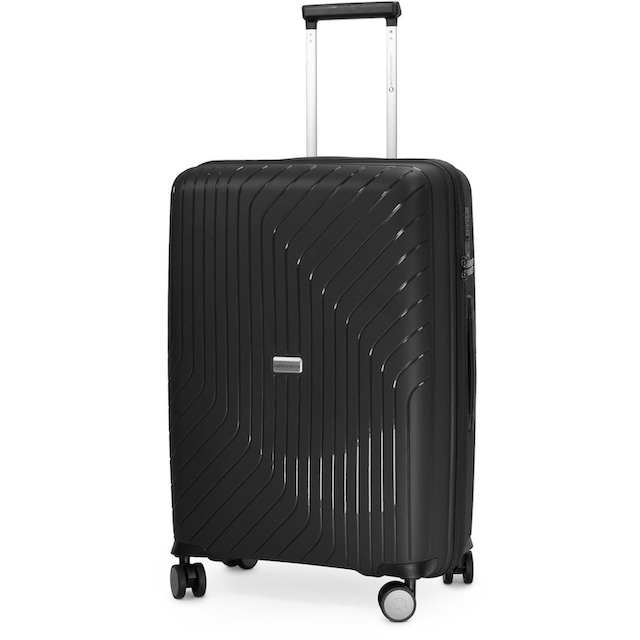 Hauptstadtkoffer Hartschalen-Trolley »TXL, 66 cm, schwarz«, 4 Rollen bei ♕