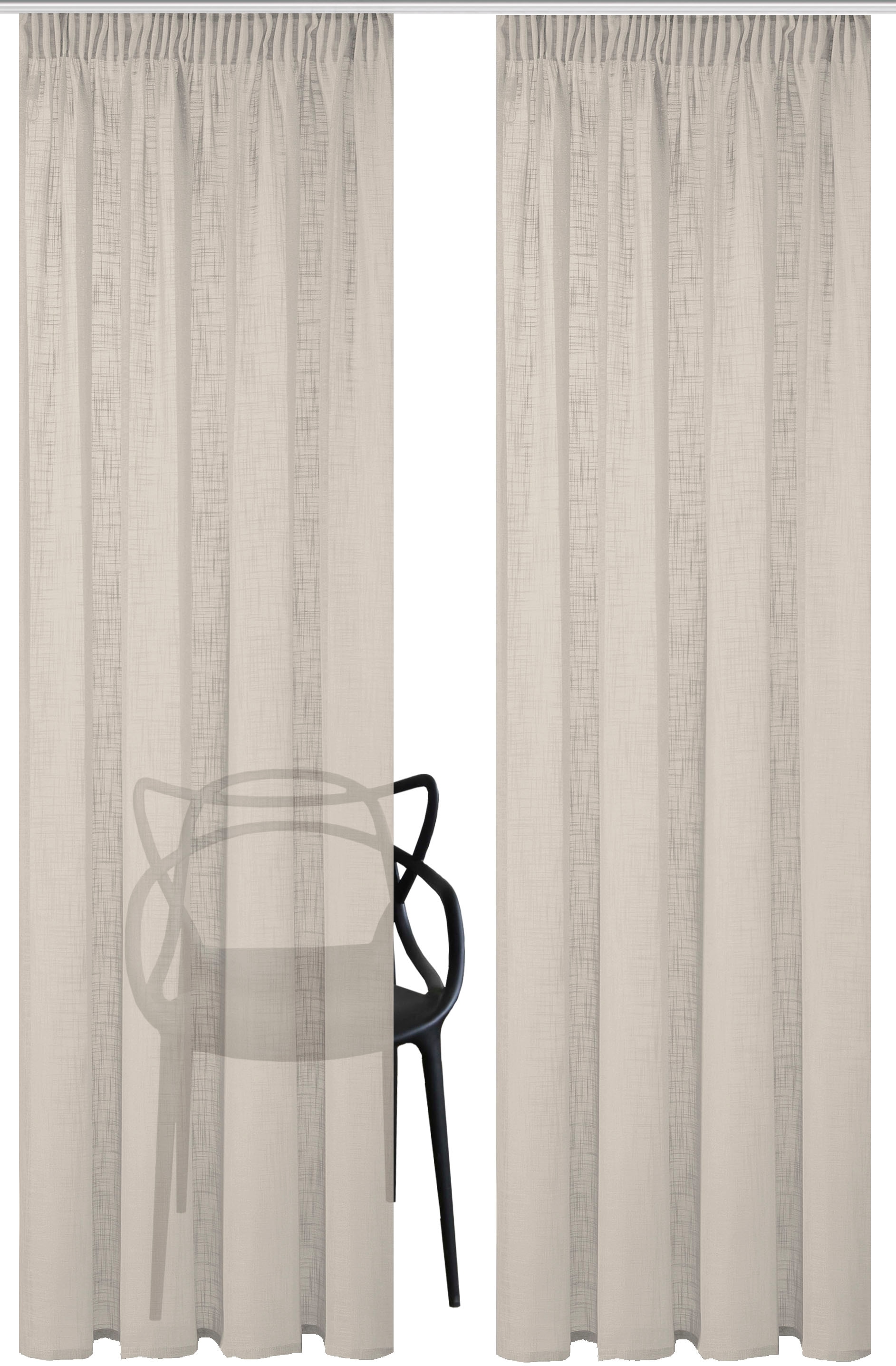 Vorhang (2 »SOFTY Pack«, 2er kaufen St.), Kombibandschal online Pack 2er Uni Basics Home SOFTY