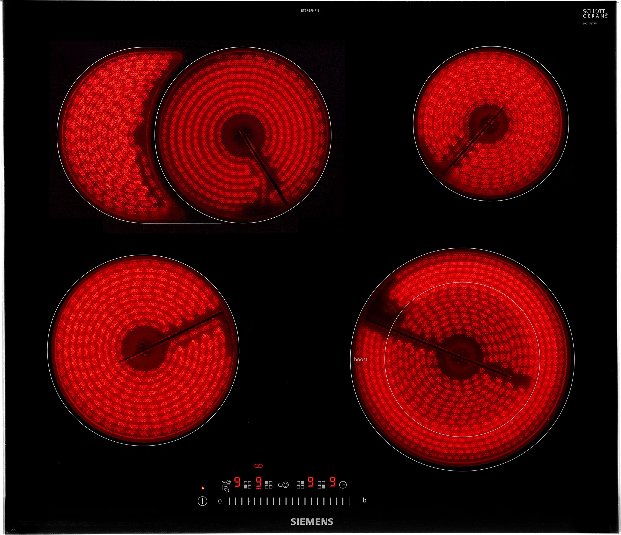 SIEMENS Elektro-Kochfeld von SCHOTT CERAN® »ET675FNP1E«, ET675FNP1E