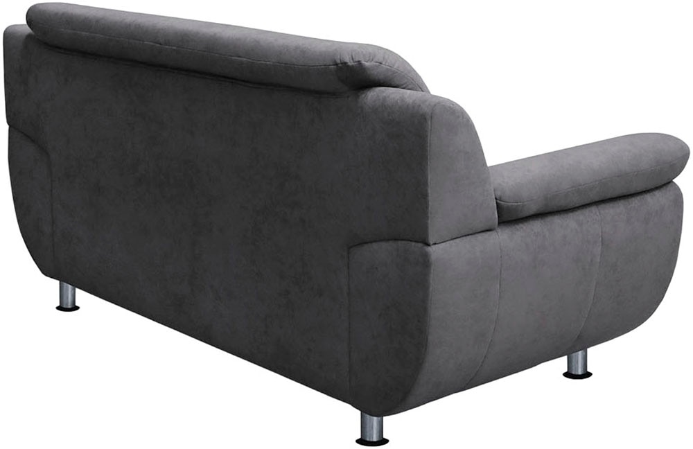 TRENDMANUFAKTUR 2-Sitzer »Rondo 178 cm, 2-Sitzer, komfortabel, Federkern optional, Chromfüße« Couch wahlweise mit Federkern und in verschiedenen Bezügen bestellbar