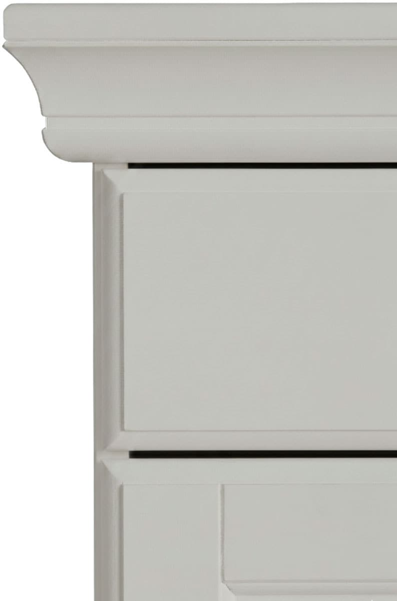 OTTO home Sideboard »Rügen Kommode mit 2 Türen, 6 Schubläden mit Metallringgriffe« aus massiver Kiefer, Schubladen mit Glaseinsatz, natürliche Maserung