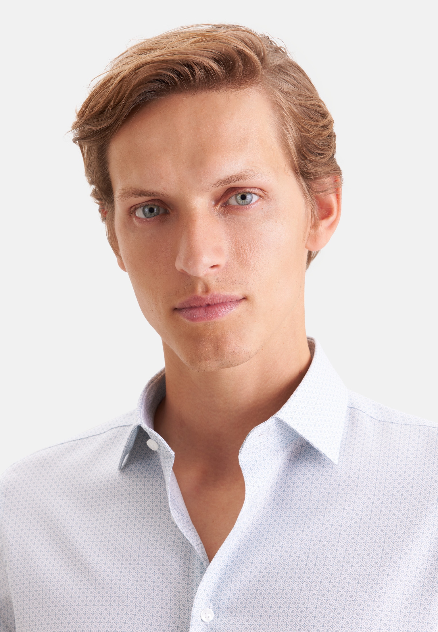 seidensticker Businesshemd »Schwarze Rose« Shaped 1/1 Extra lang Kentkragen Druck