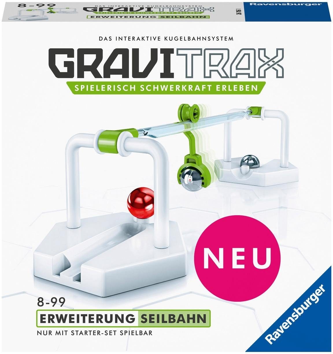 Ravensburger Kugelbahn-Bausatz »GraviTrax® Seilbahn«, Made in Europe, FSC®  - schützt Wald - weltweit bei