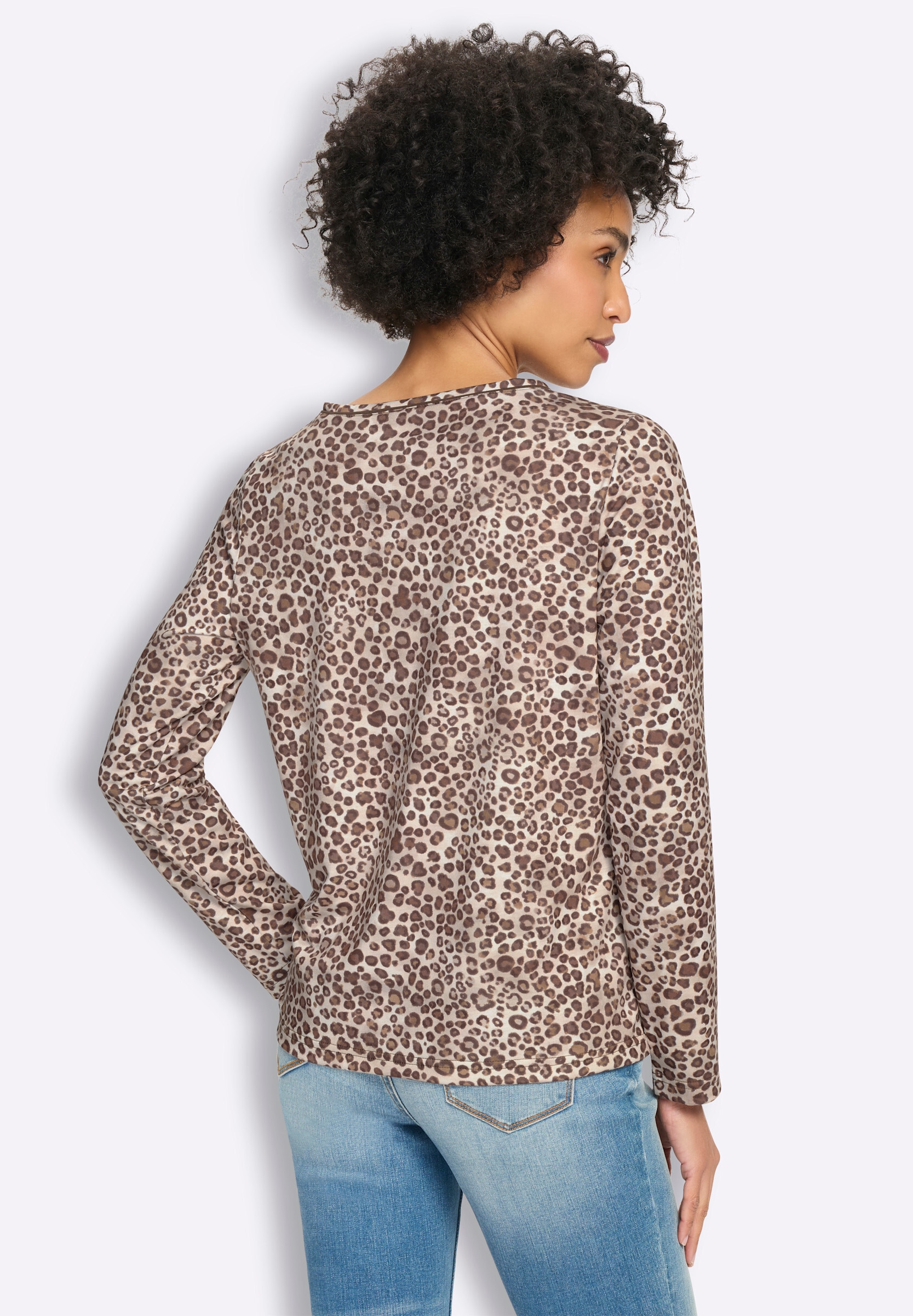 heine T-Shirt »Druck-Shirt Print-Shirt mit Animal-Dessin«