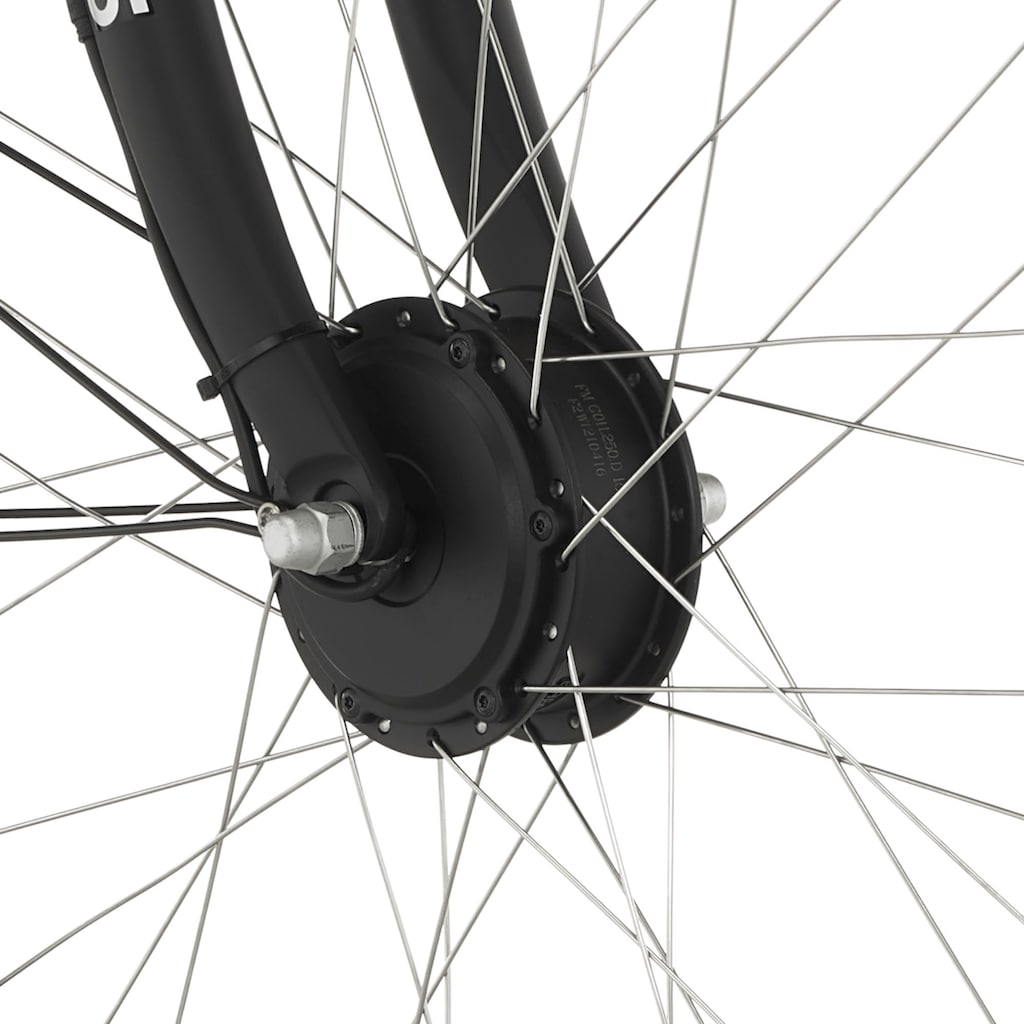 FISCHER Fahrrad E-Bike »CITA ECU 2200 522«, 7 Gang, Shimano, Nexus, Frontmotor 250 W, (mit Akku-Ladegerät-mit Beleuchtungsset-mit Fahrradschloss)