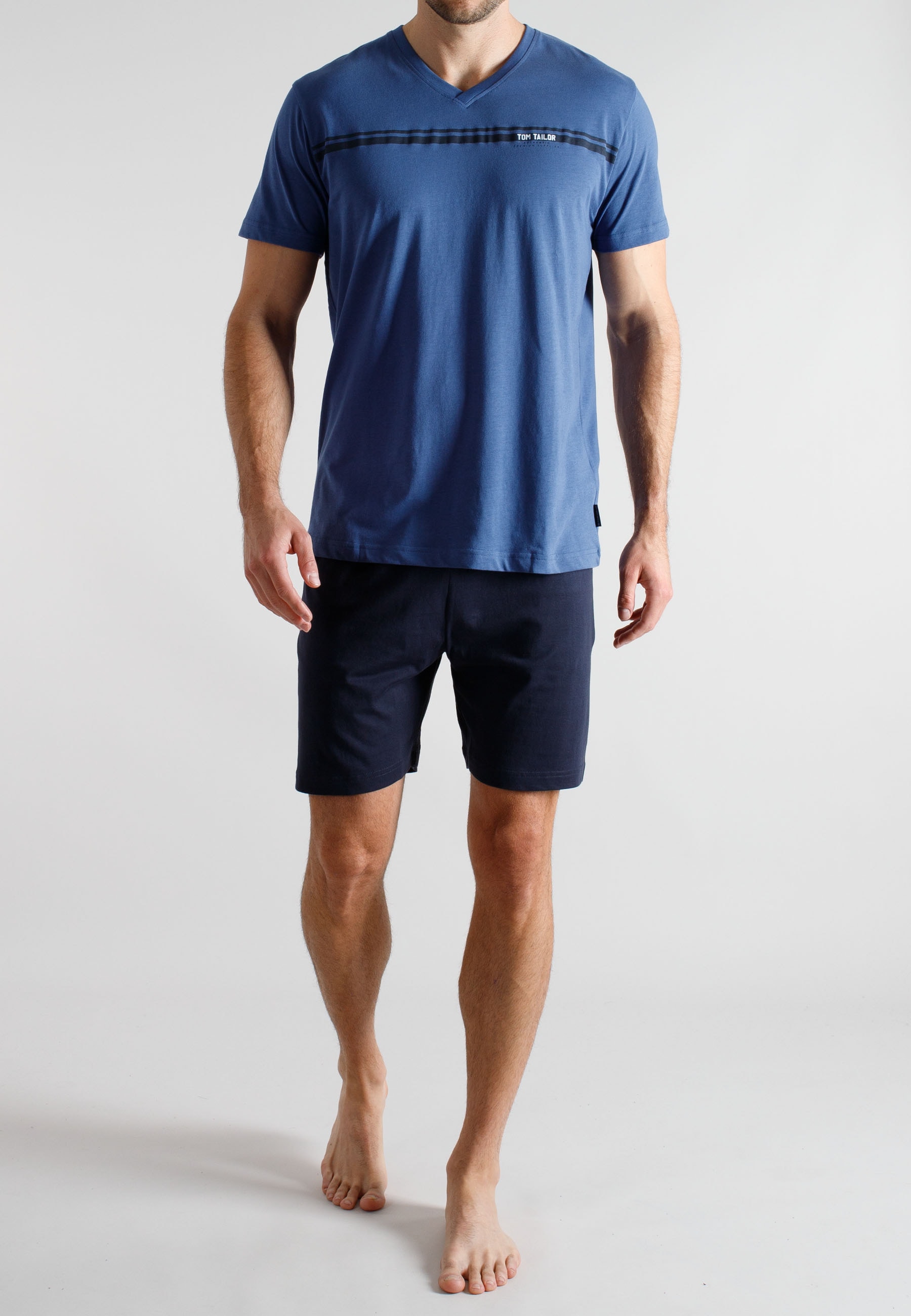 TOM TAILOR Shorty aus Baumwolle, Single Jersey, als Sleepwear