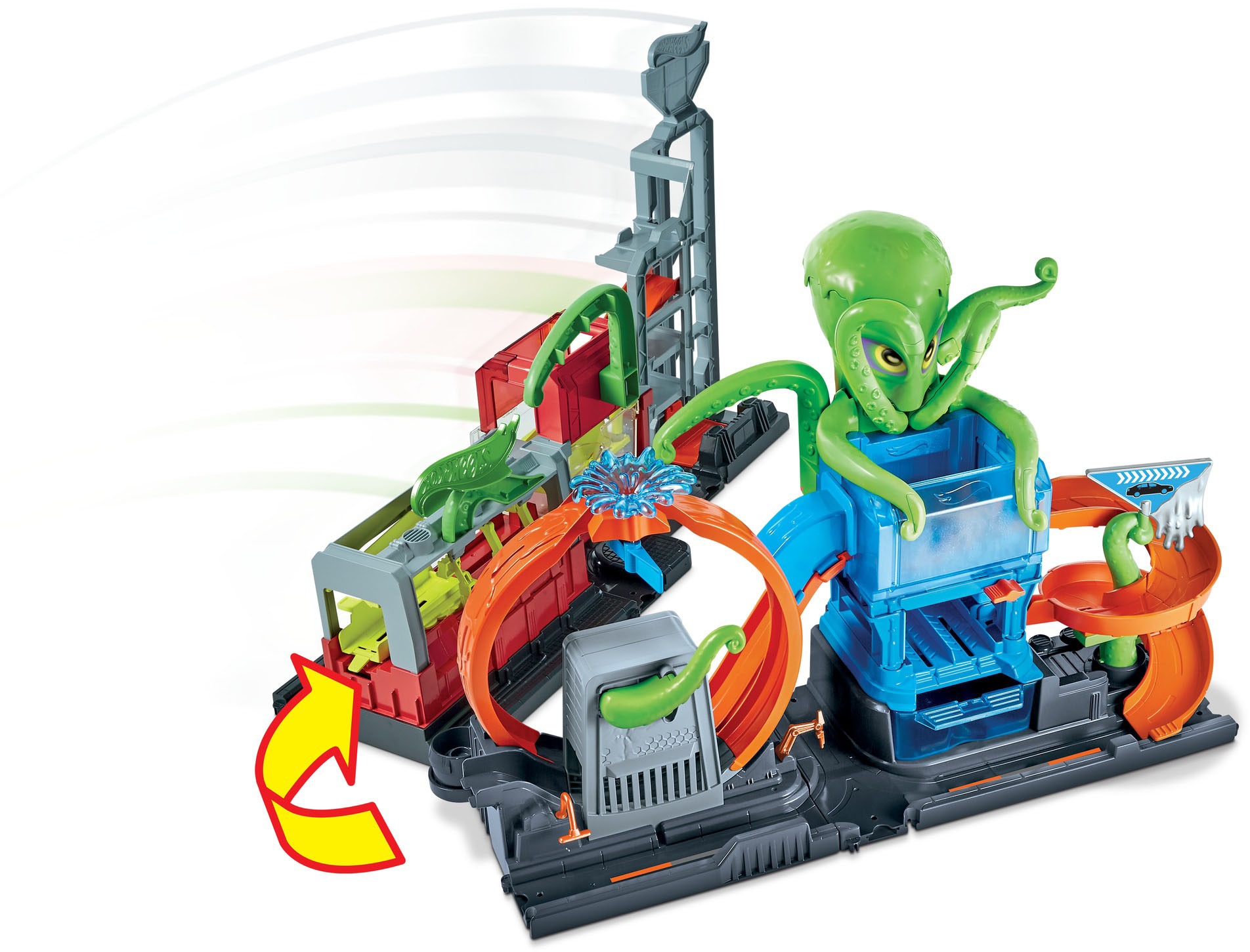Hot Wheels Spiel-Gebäude »Color Reveal Autowaschanlage«, inkl. 1 Farbwechsel-Spielzeugauto
