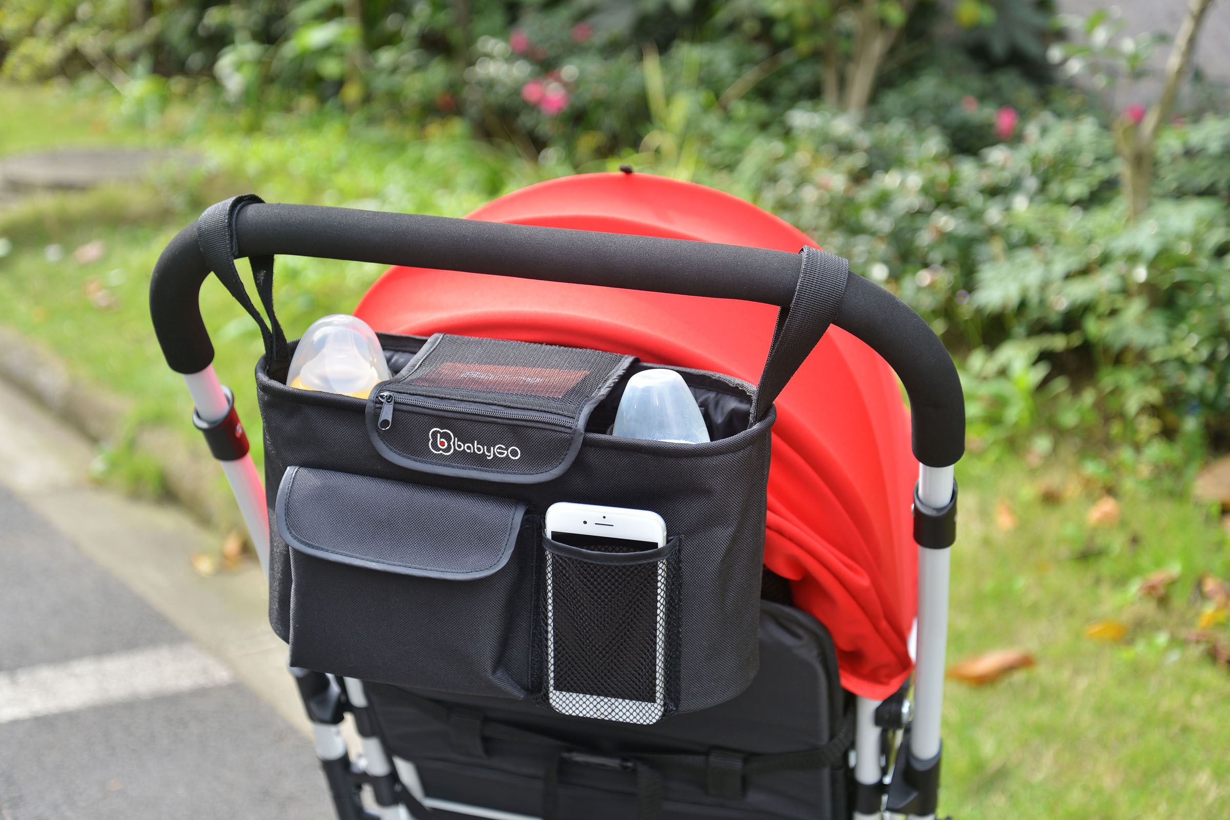 BabyGo Kinderwagen-Tasche »Kinderwagen Organizer«, für Kinderwagen, Sportwagen, Buggy