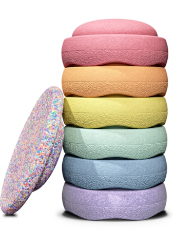 Balancetrainer »Stapelstein® Rainbow pastel«, (7 tlg.)