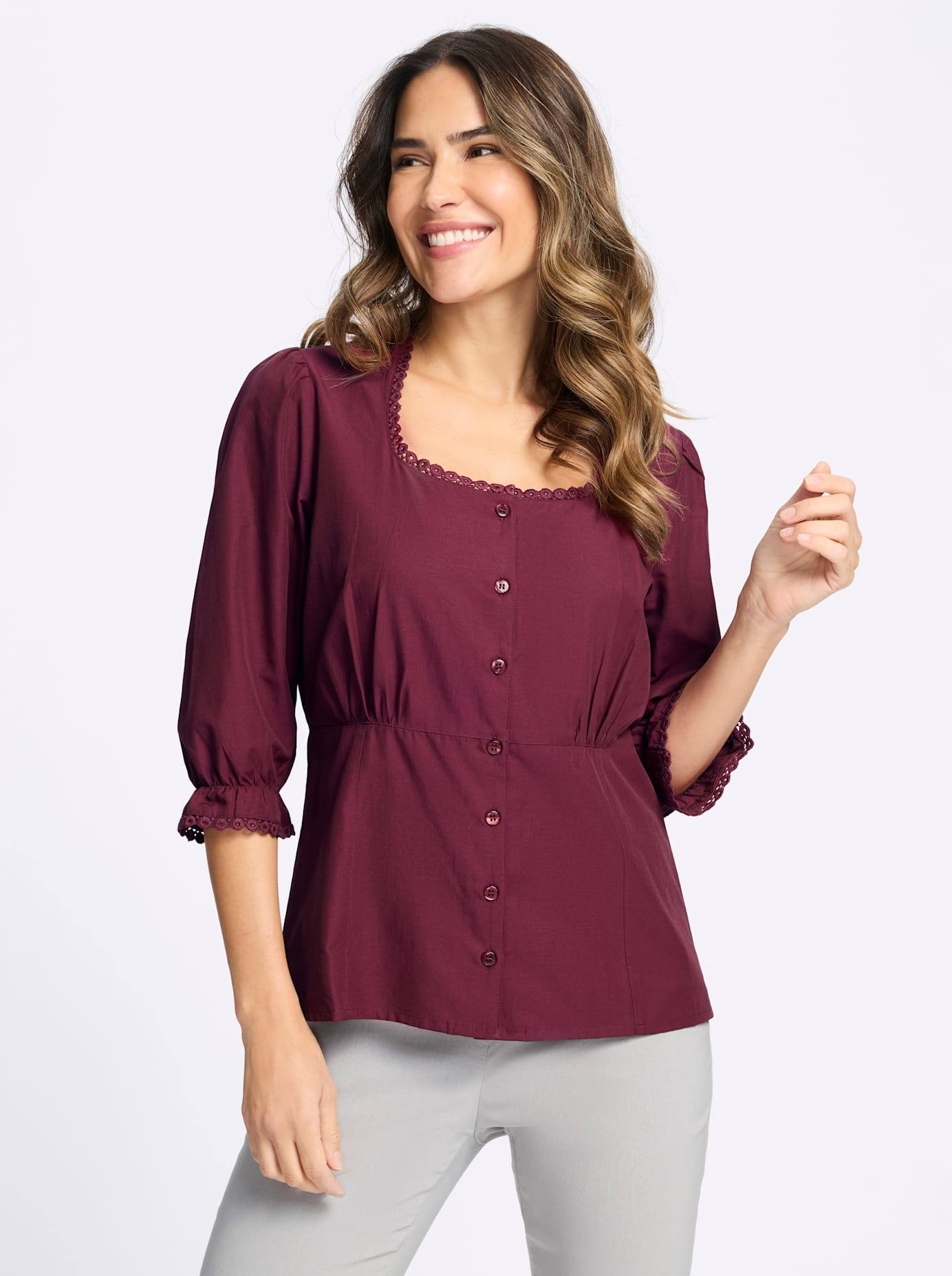 Classic Basics Trachtenbluse