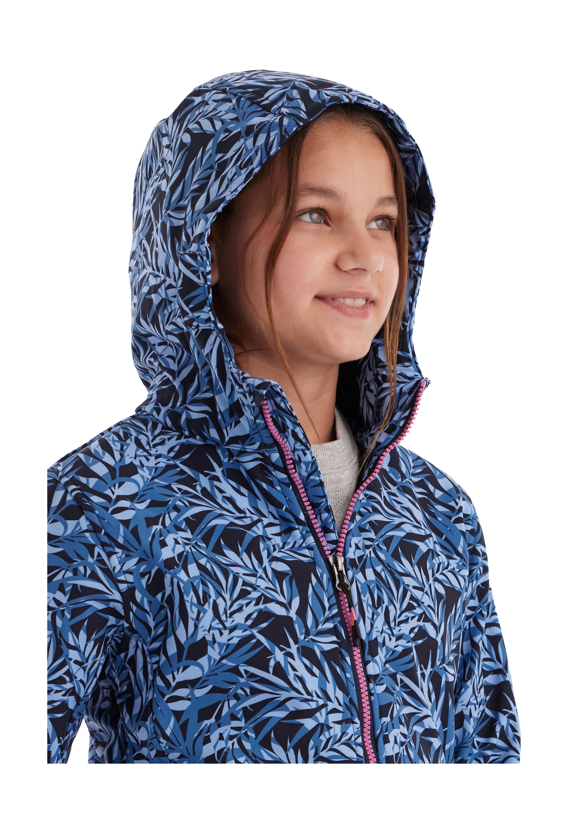 Killtec Softshelljacke »Mädchen Softshelljacke Print« Wasserdicht, windabweisend, atmungsaktiv, modischer Print