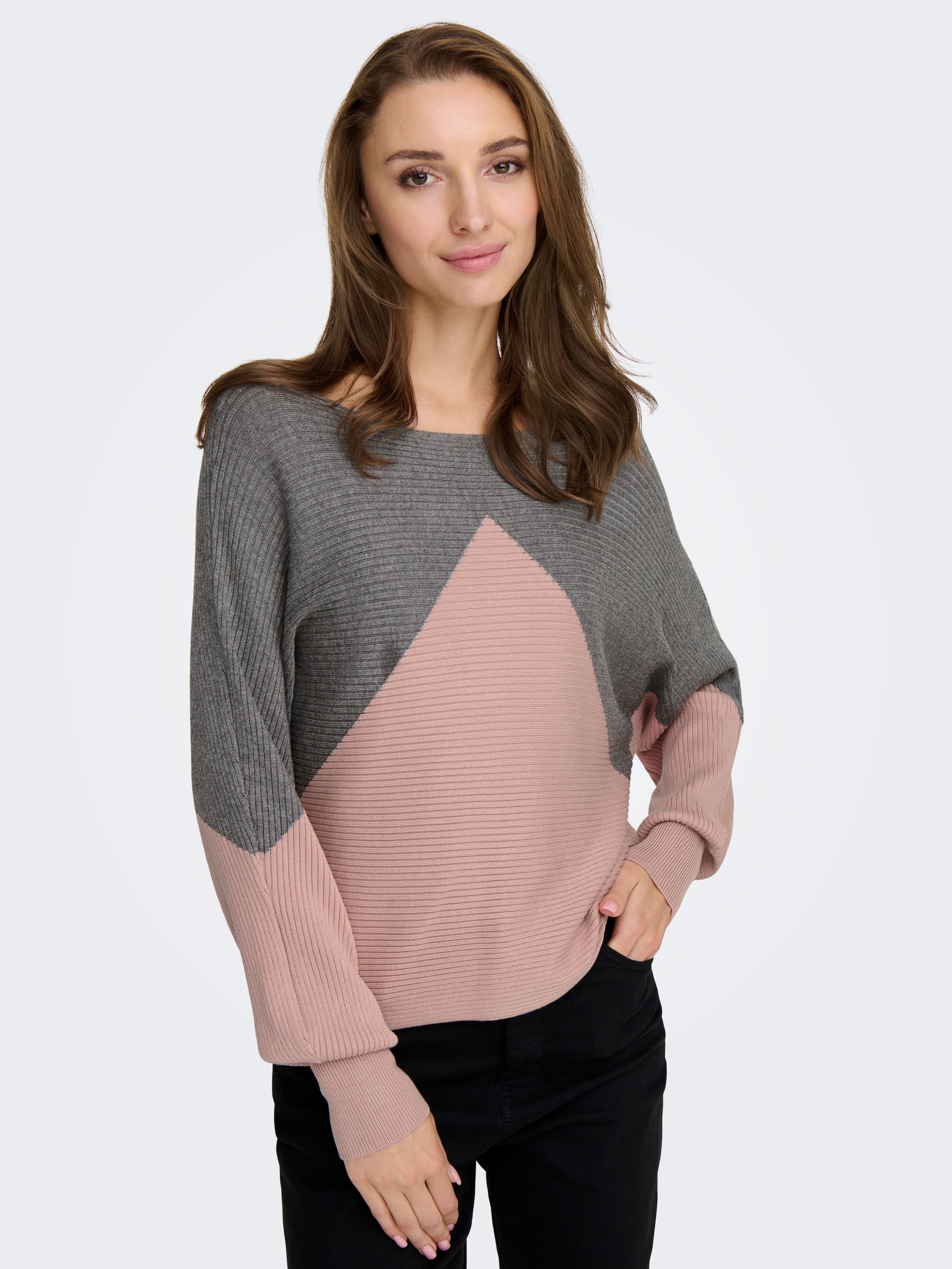 ONLY Strickpullover »ONLMADALINE LS BOAT NECK PULLOVER EX KNT«