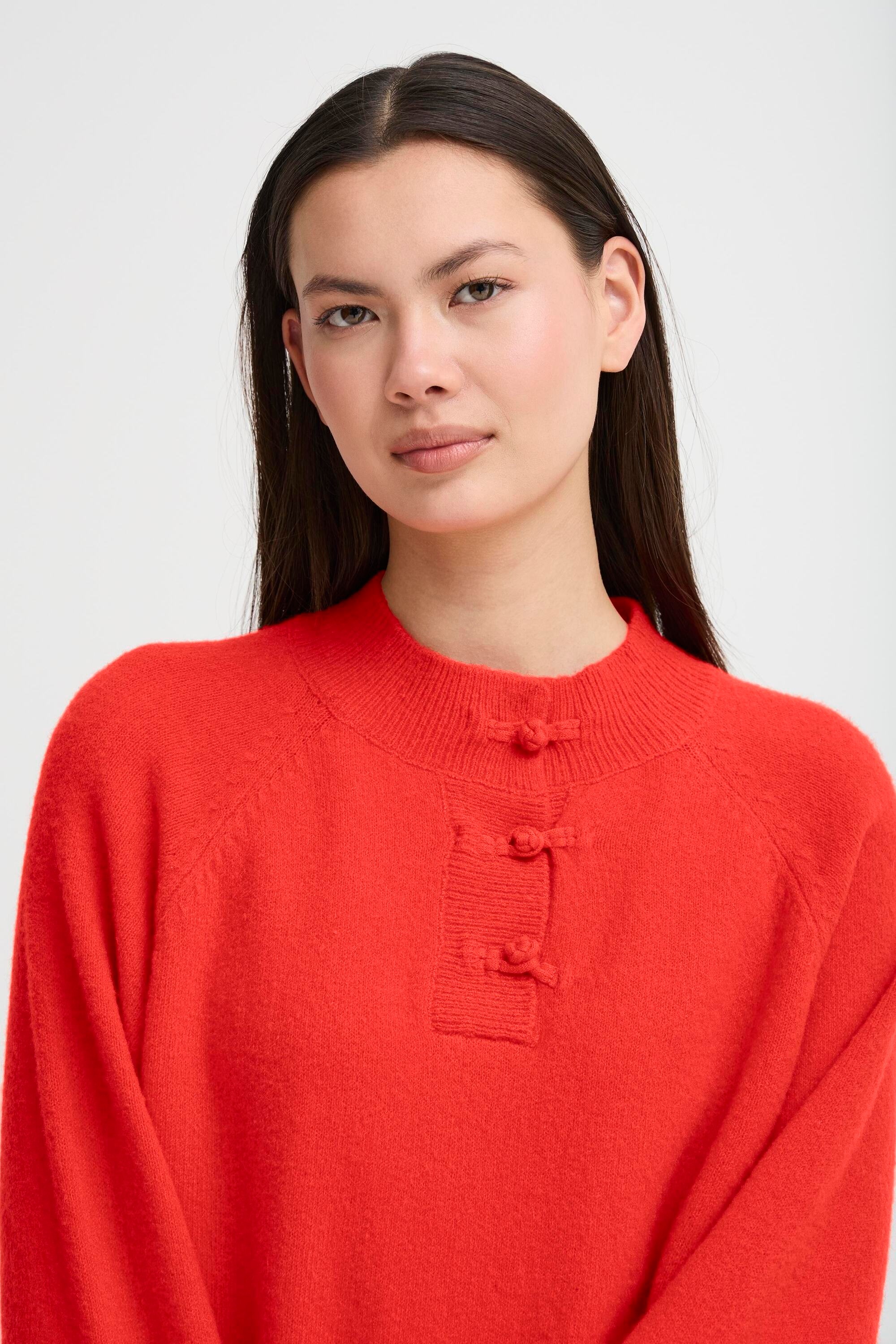 Ichi Strickpullover »Langarm IHDASILA«