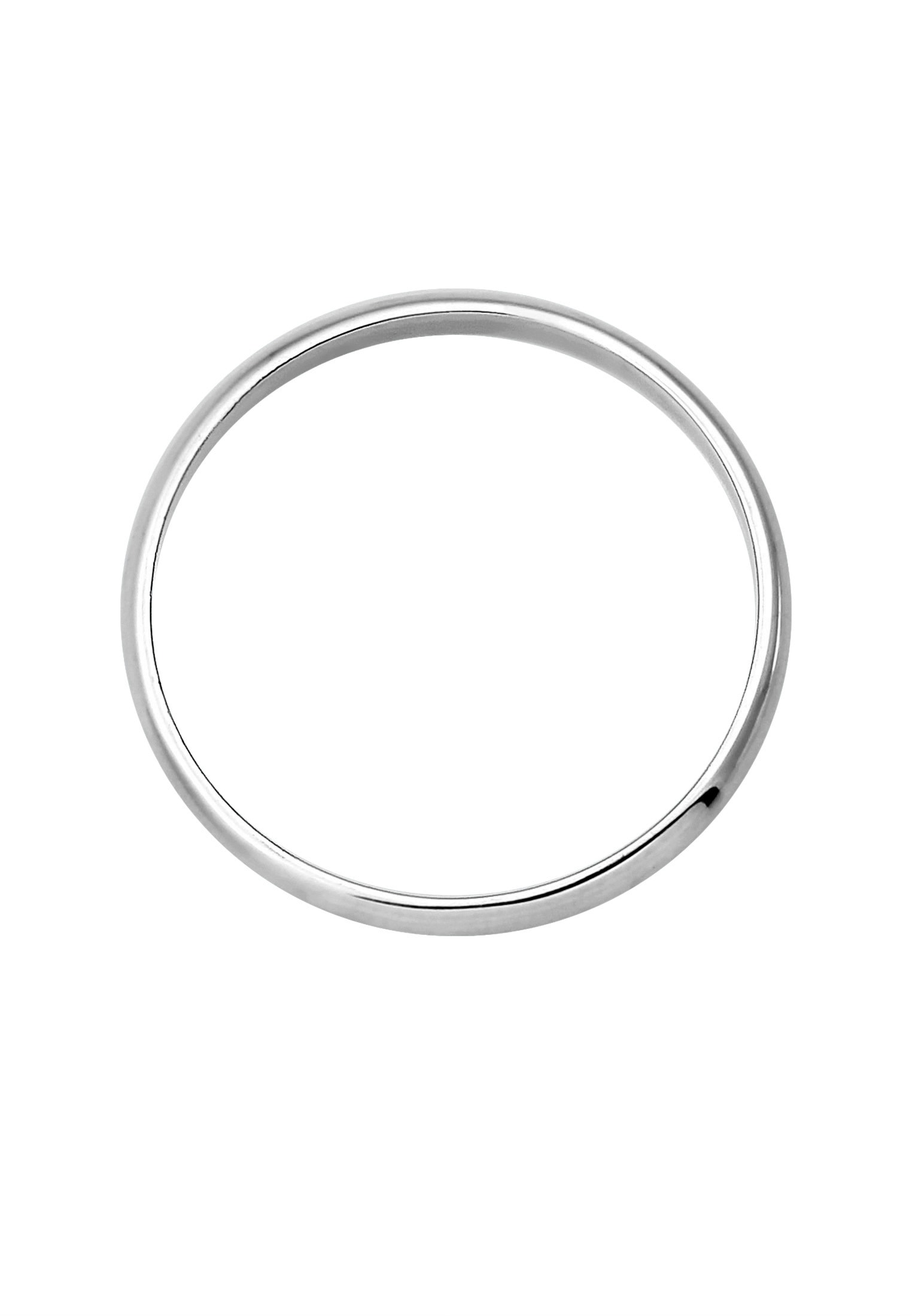 Elli Premium Partnerring »Ring Bandring Ehering 585 Weißgold«