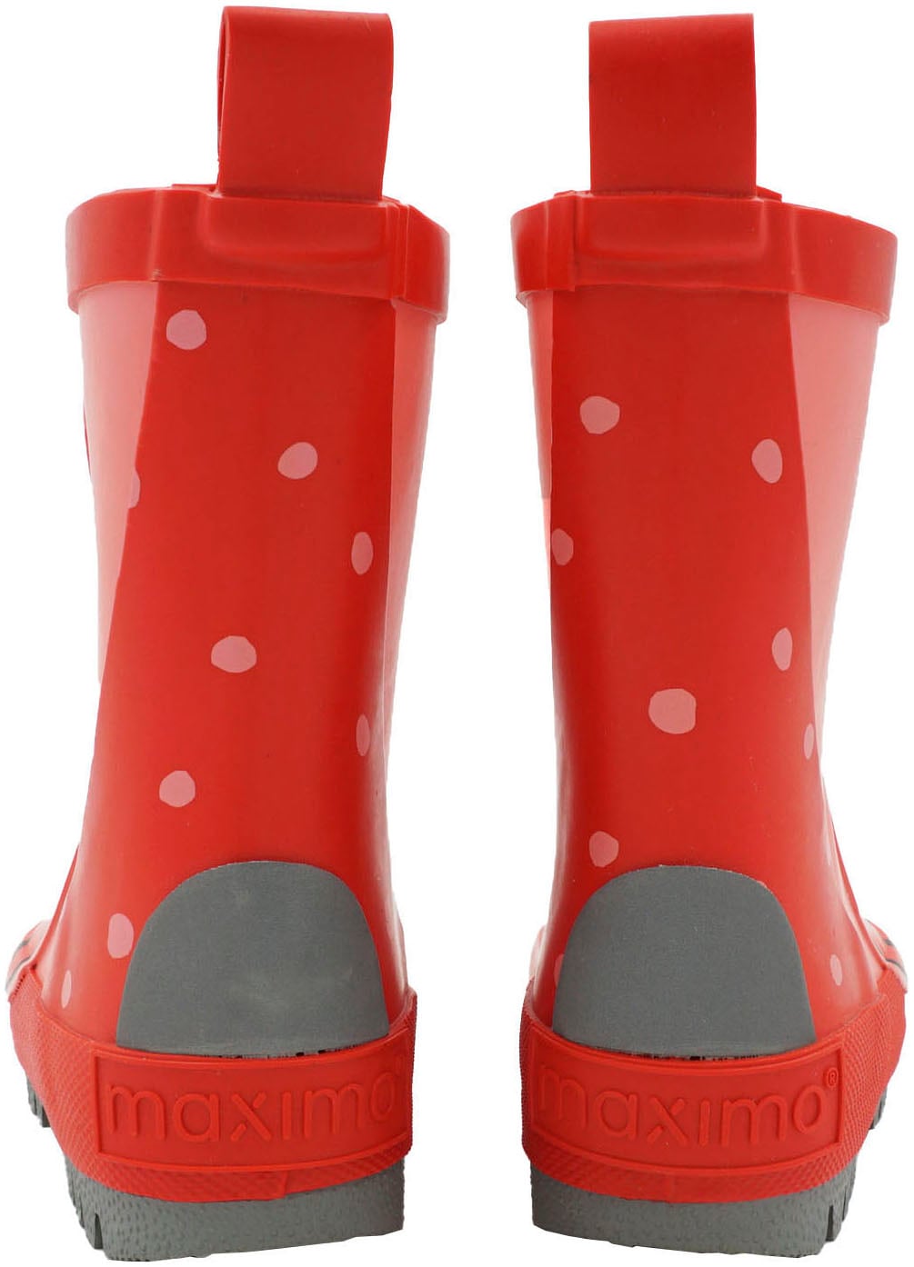 MAXIMO Gummistiefel  mit niedlichem Marienkäfer-Patch