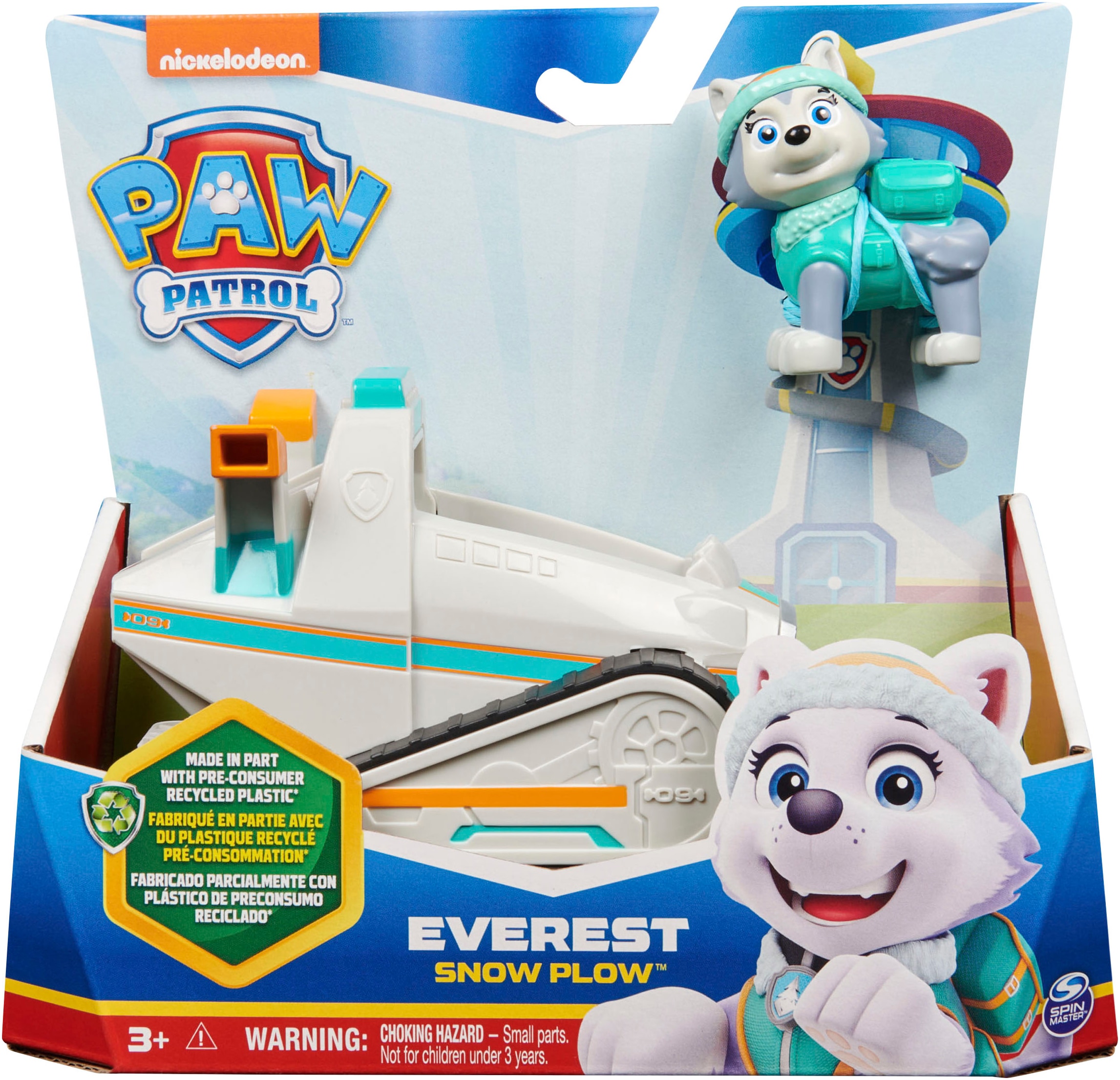 Spin Master Spielzeug-Auto »Paw Patrol - Sust. Basic Vehicles Everest«, zum Teil aus recycelten Material