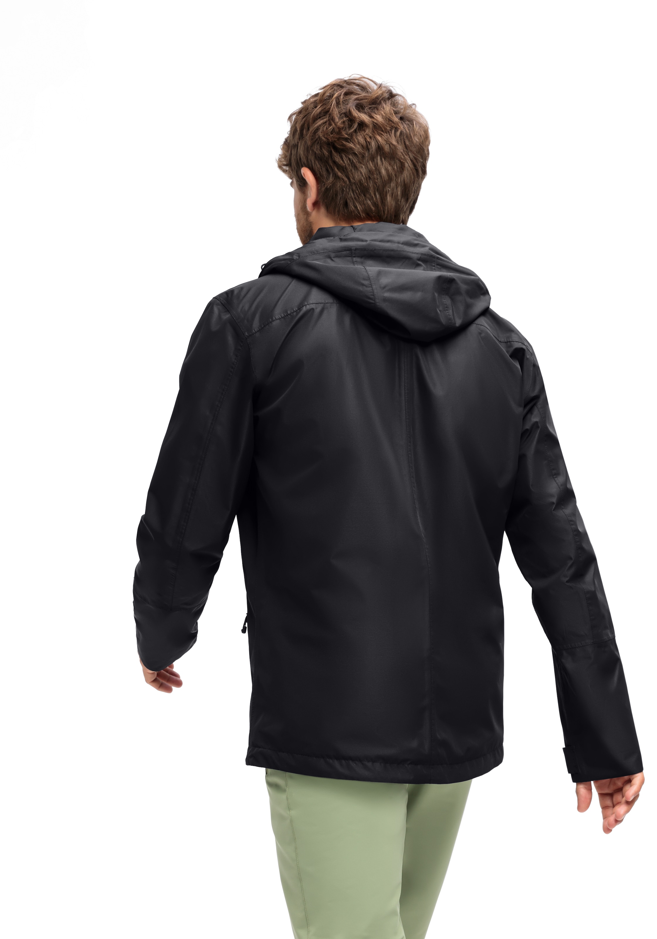 Maier Sports Outdoorjacke »Abbenstein M«, Herren Jacke wasserdicht, Funktionsjacke 2 Taschen außen + Innentasche