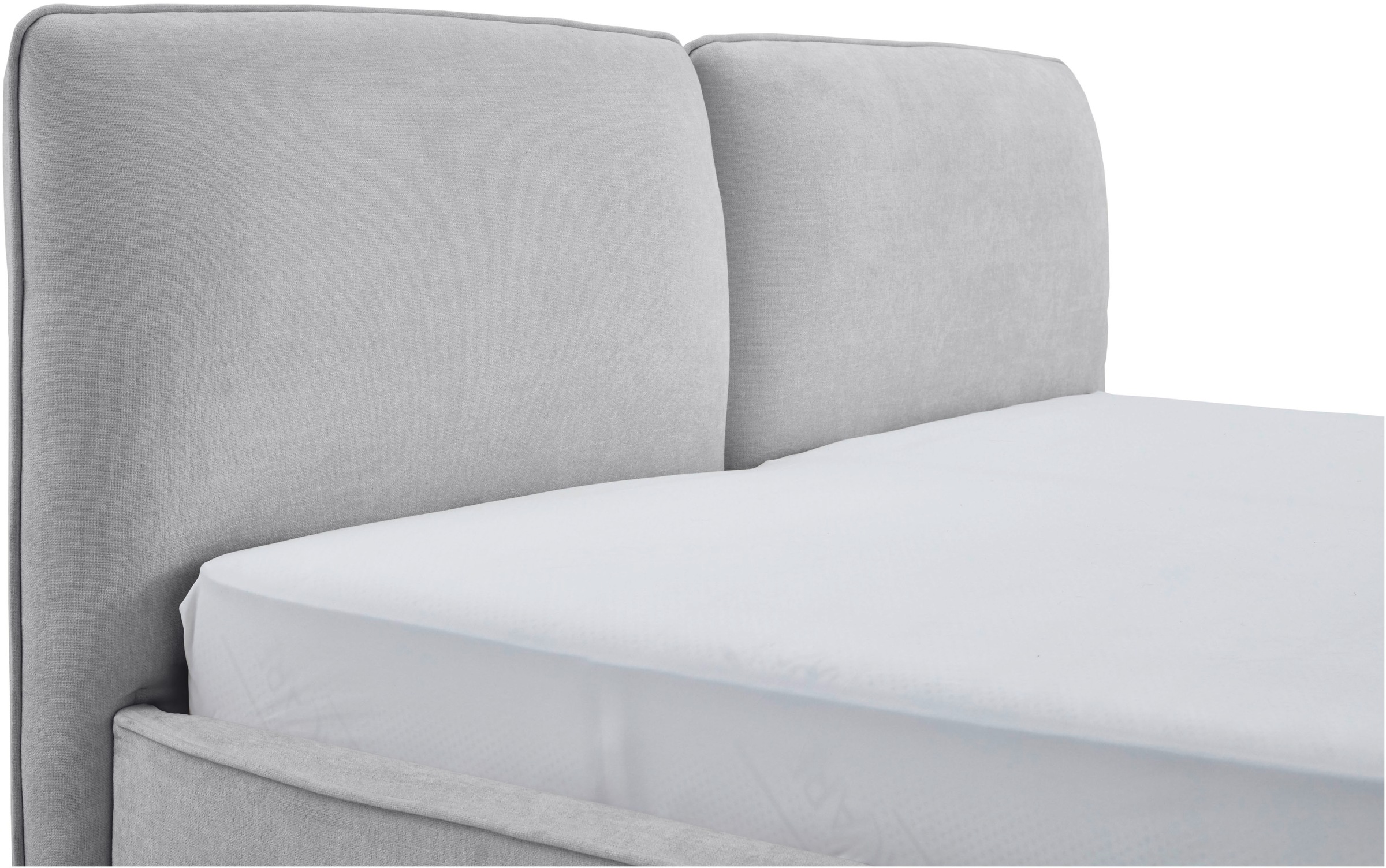 meise.möbel Polsterbett »Infinity erhältlich in verschiedenen Farben und Breiten«, mit schwarzen Metallfüßen
