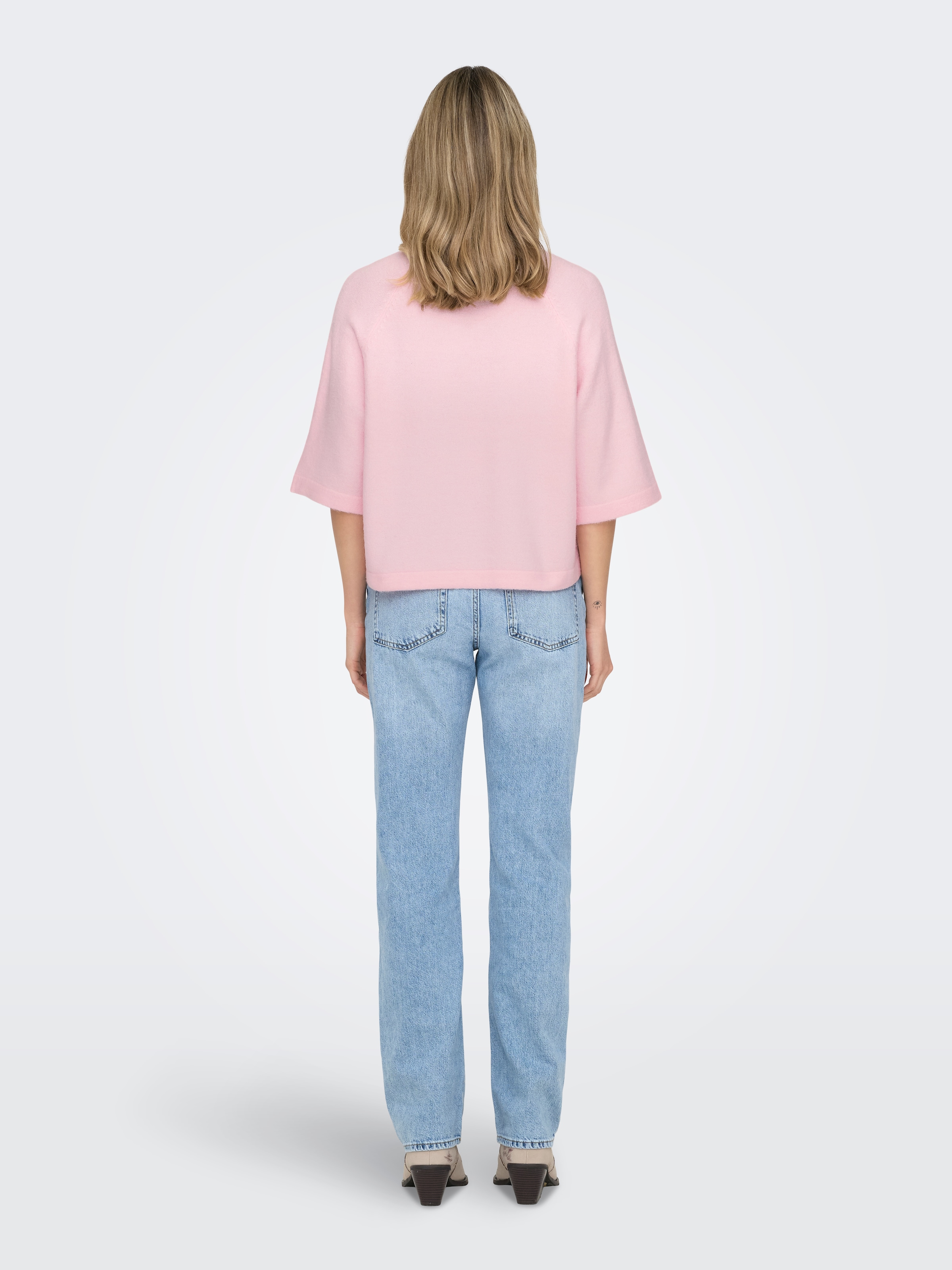 ONLY Strickpullover »ONLSIMONI 3/4 PULLOVER KNT NOOS« Materialmix, regular fit