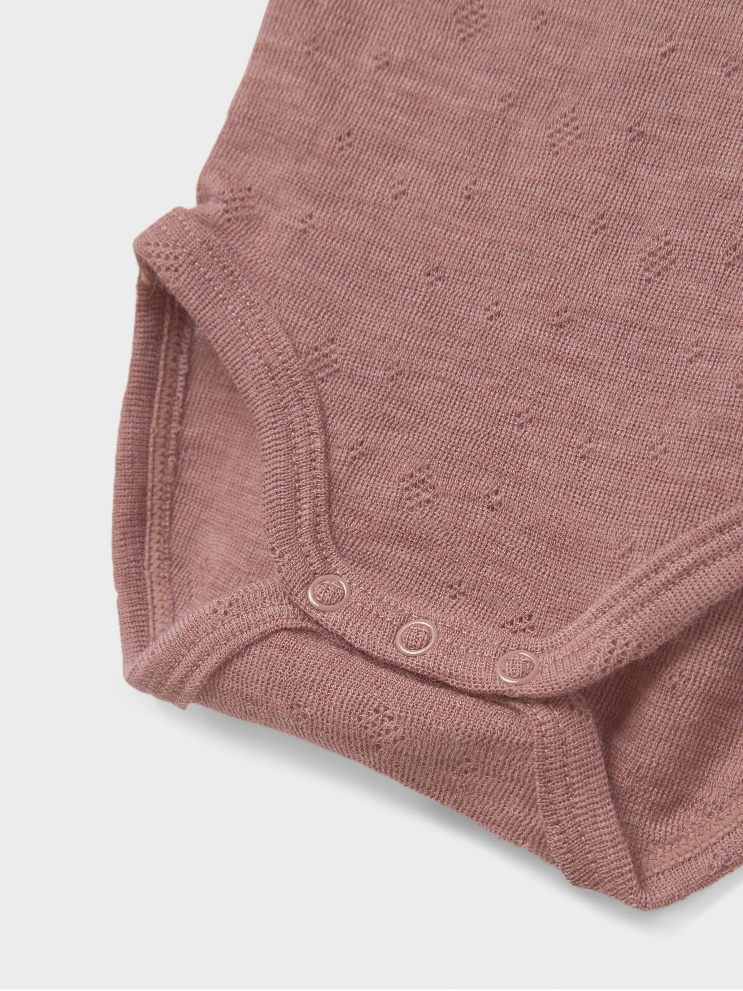 Name It Langarmbody »NBFWANG WOOL NEEDLE LS BODY SOLID NOOS«, aus reiner Merinowolle